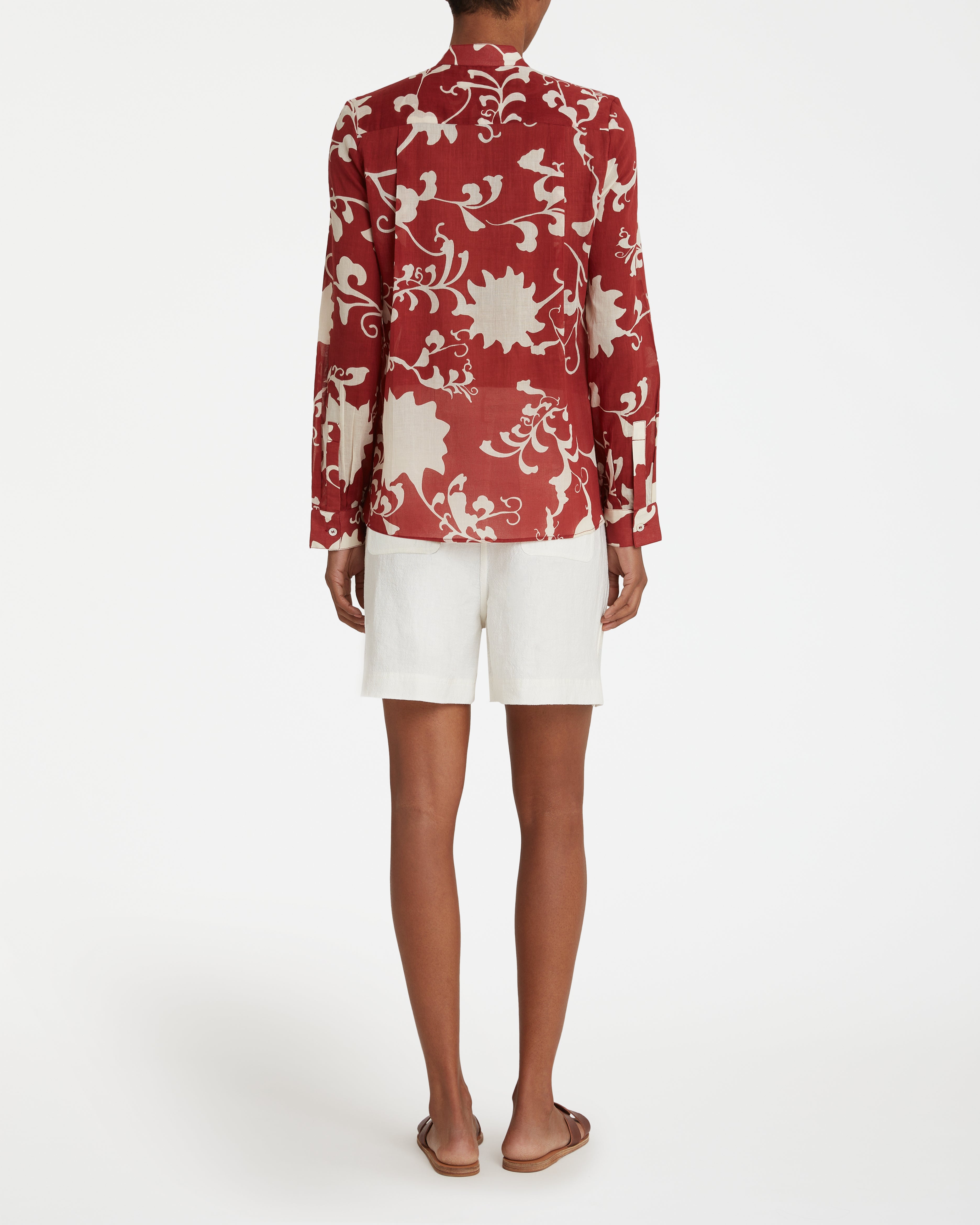 Chiara Shirt in Flower Screen Print