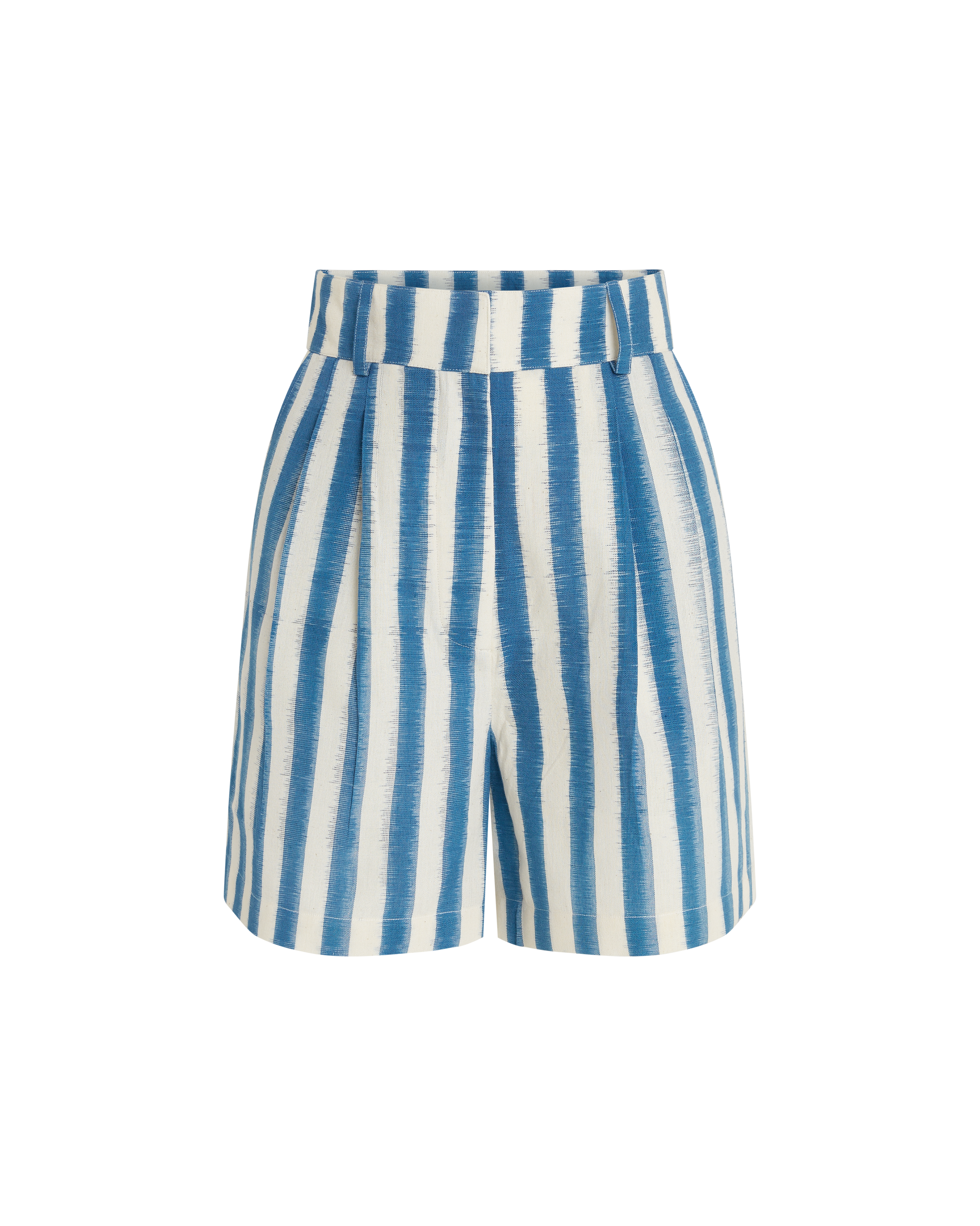 Beatrice Shorts in Ikat Stripes Print