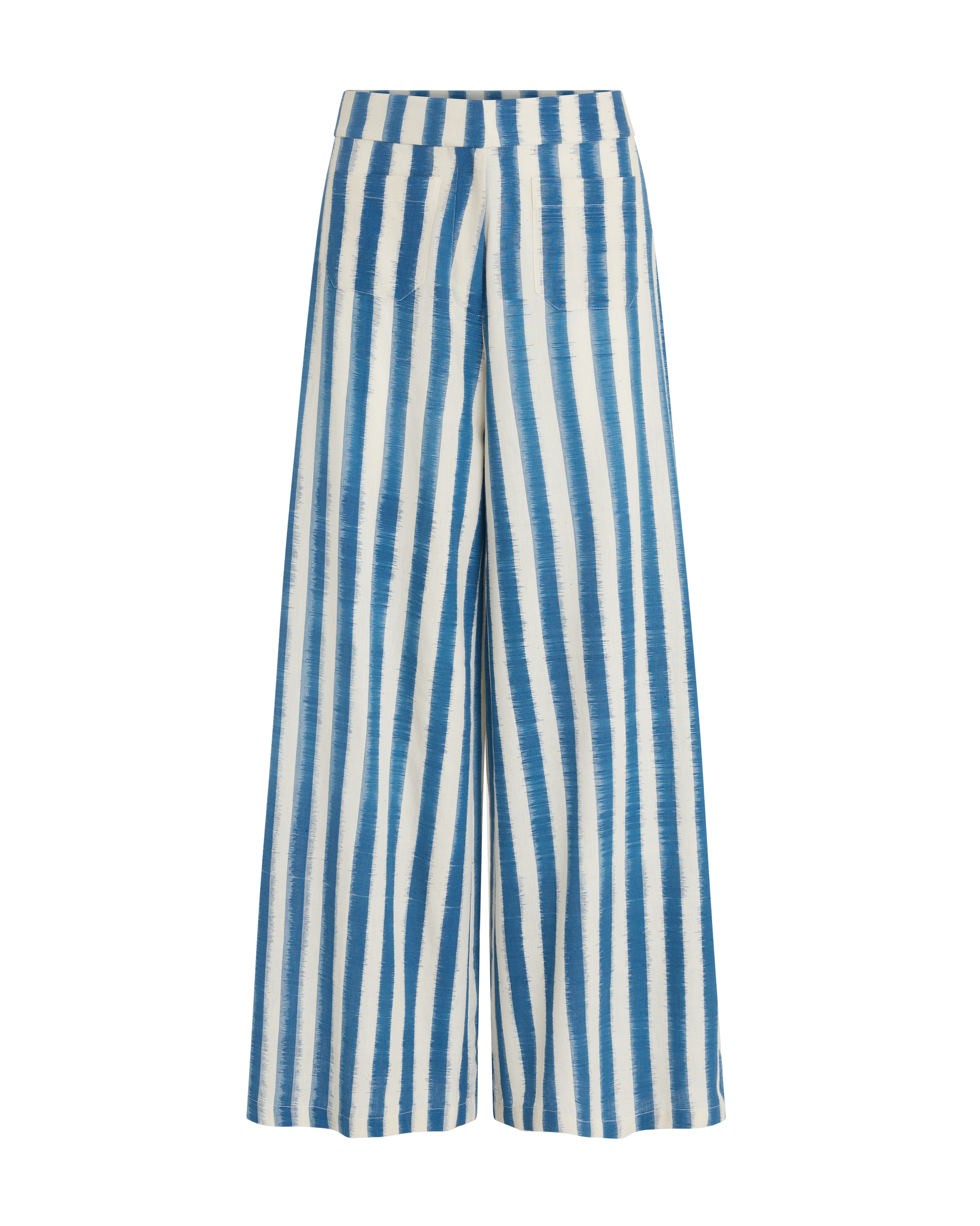 Adele Trousers in Ikat Stripes Print