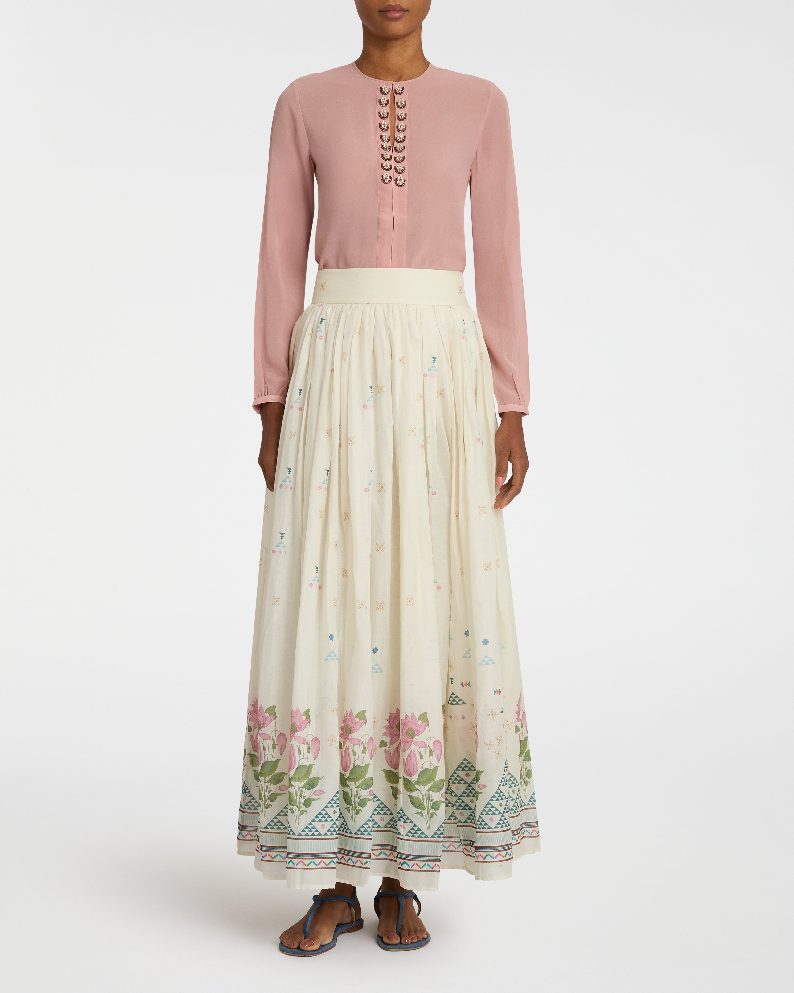 Teodora Skirt in Indian Rose Print