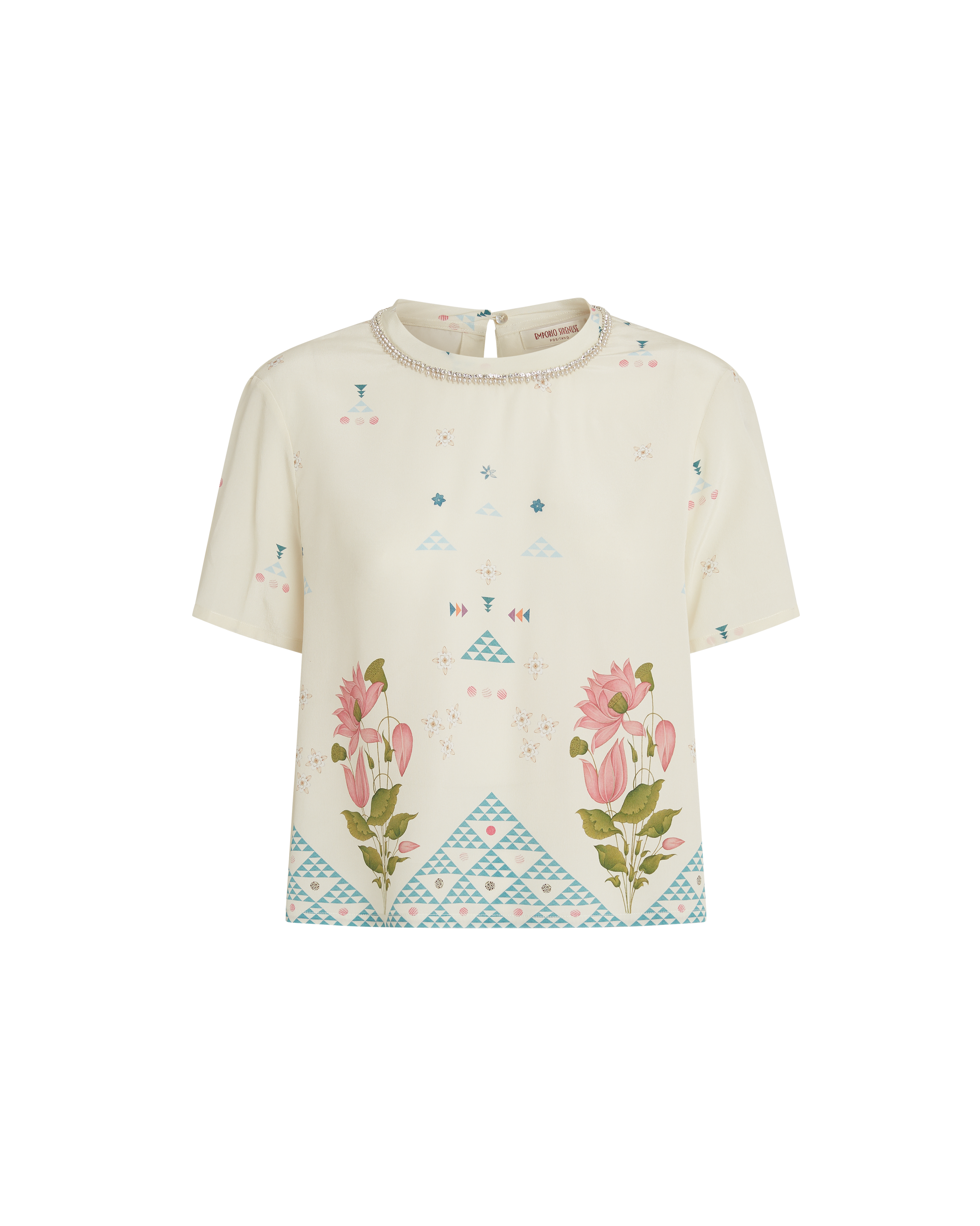 Gabrielle Top in Indian Rose Print