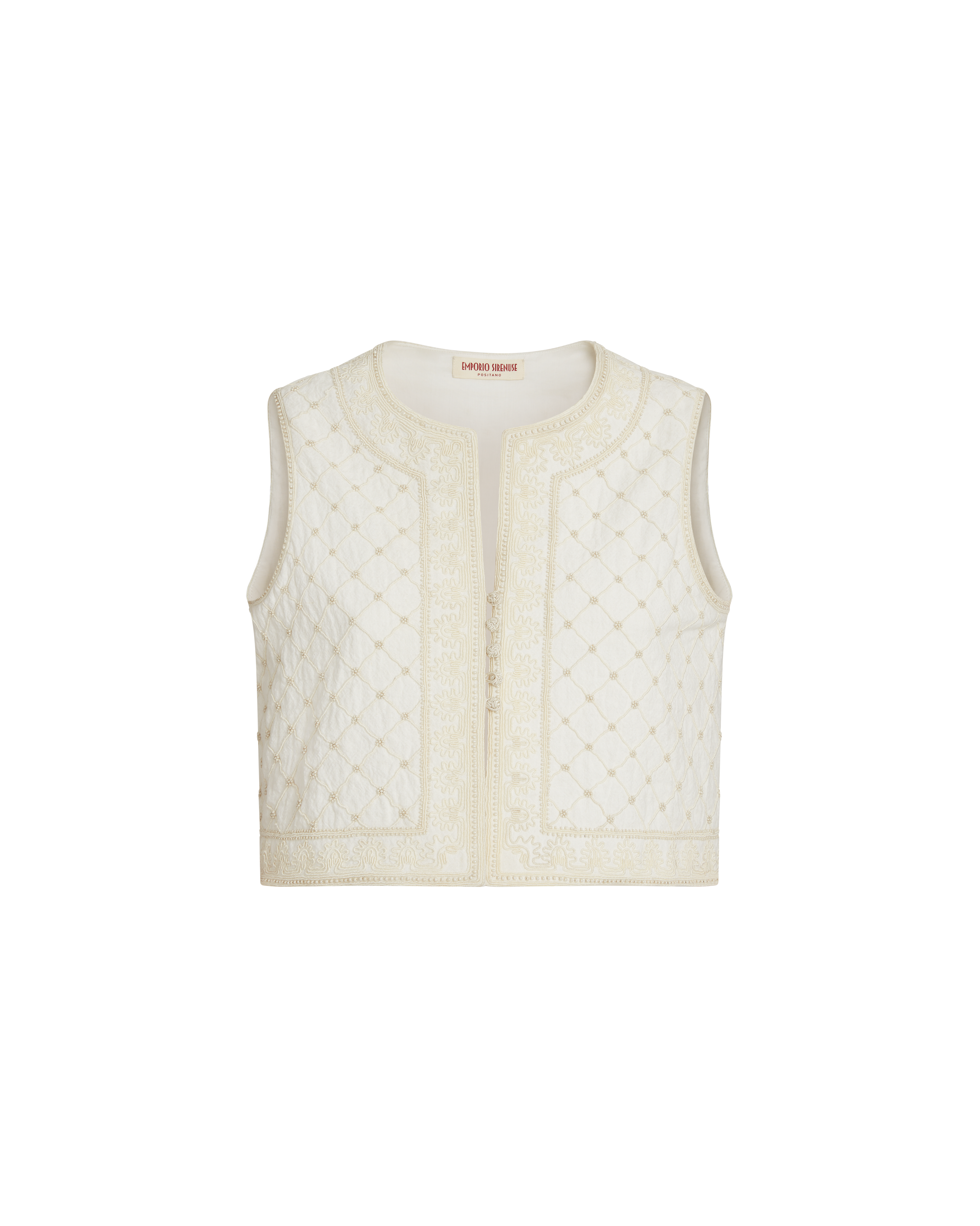 Embroidered Clara Vest