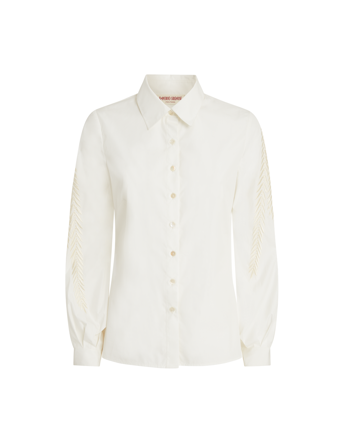 Carolina Shirt with Palm Embroidery