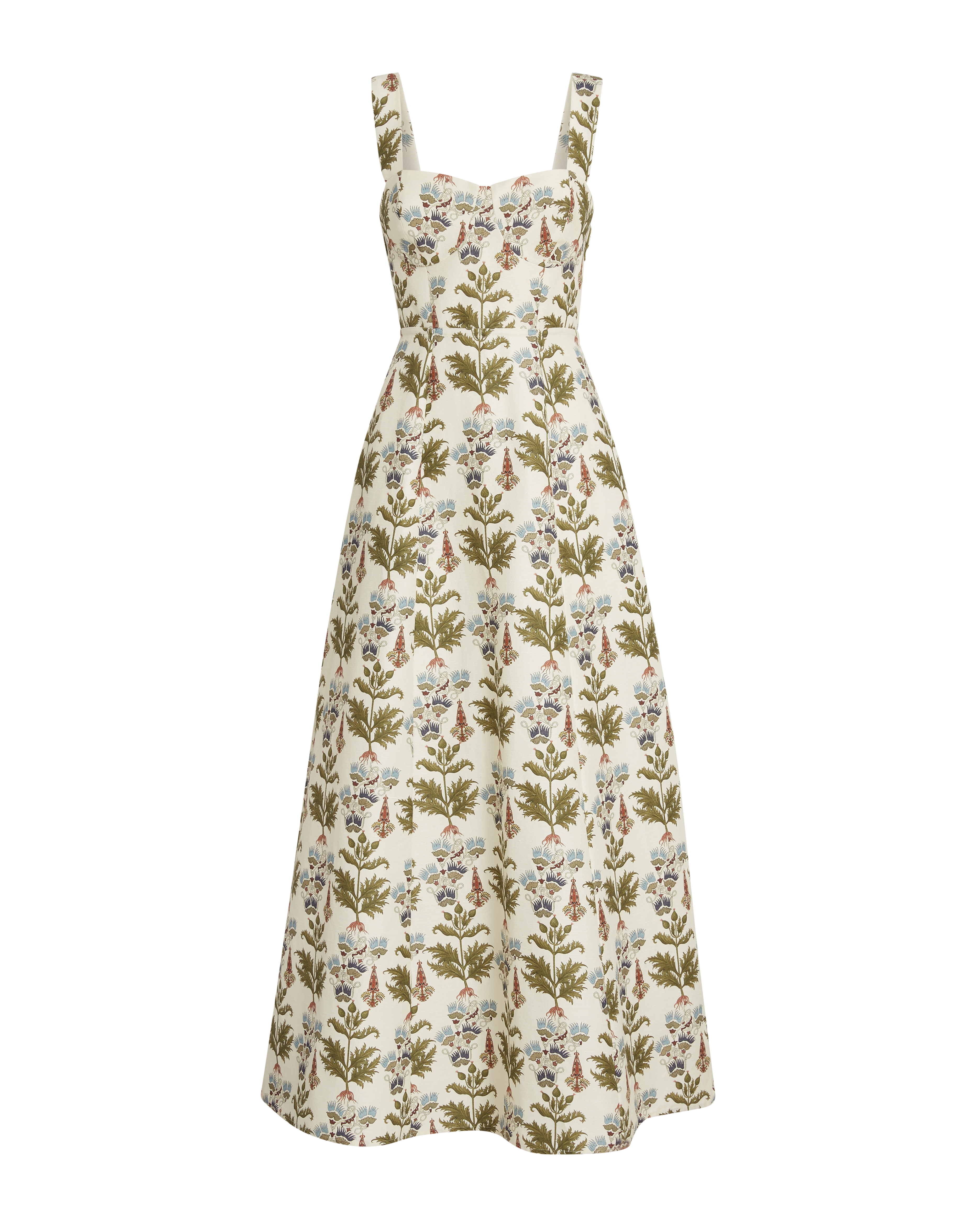 Azzurra Dress in Persian Botanic Print