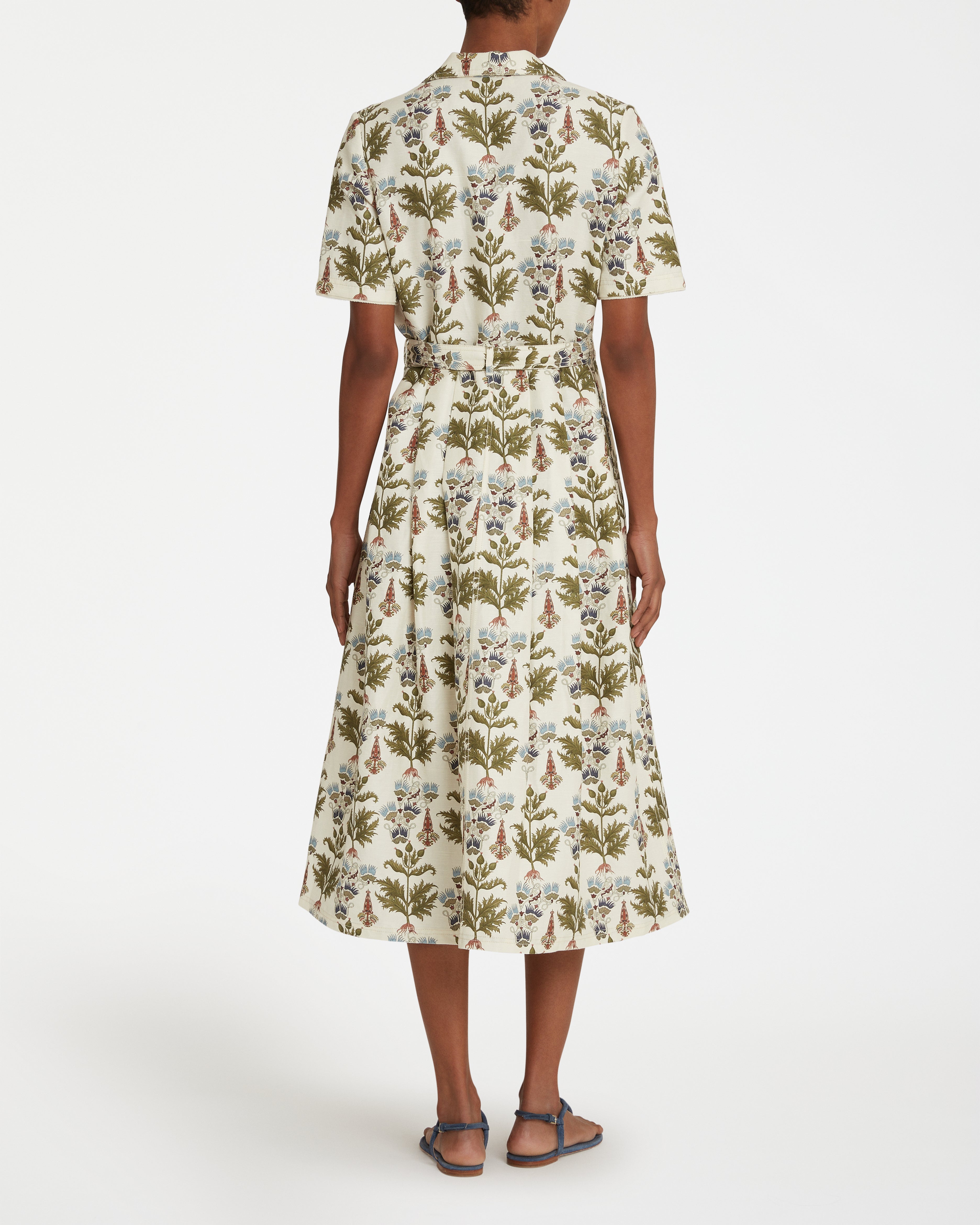 Claudia Dress in Persian Botanic Print