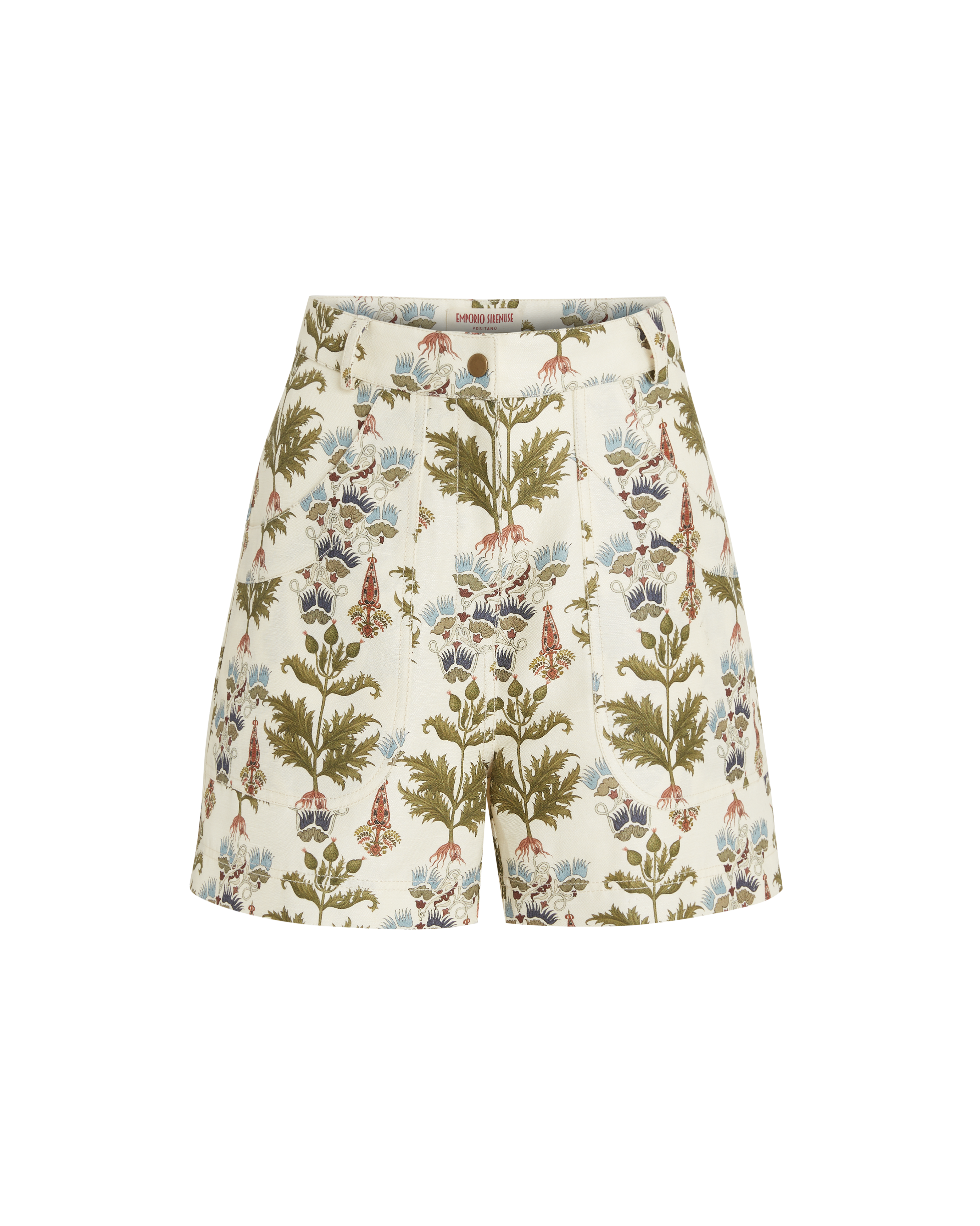 Teia Shorts in Persian Botanic Print