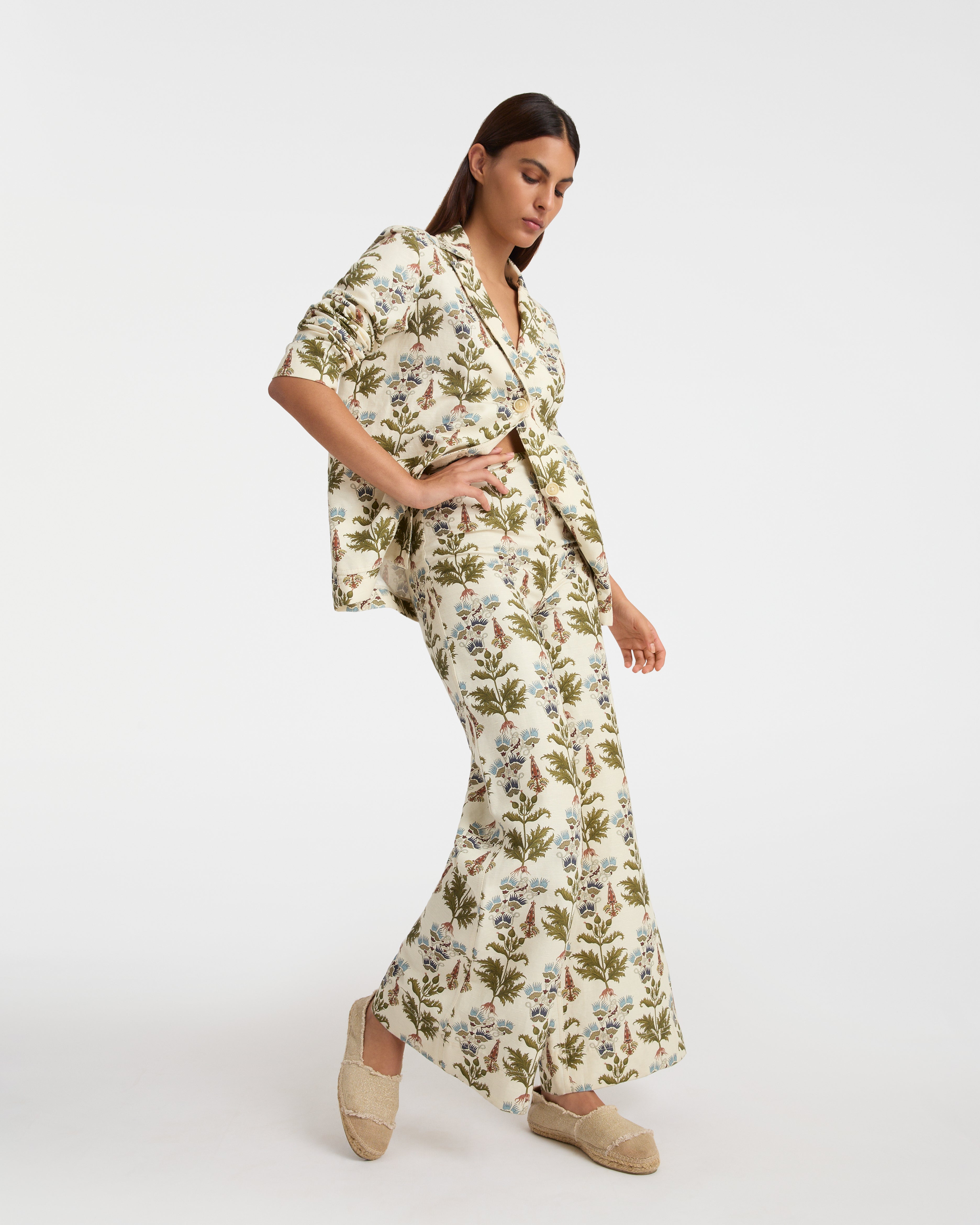 Stephan Trousers in Persian Botanic Print