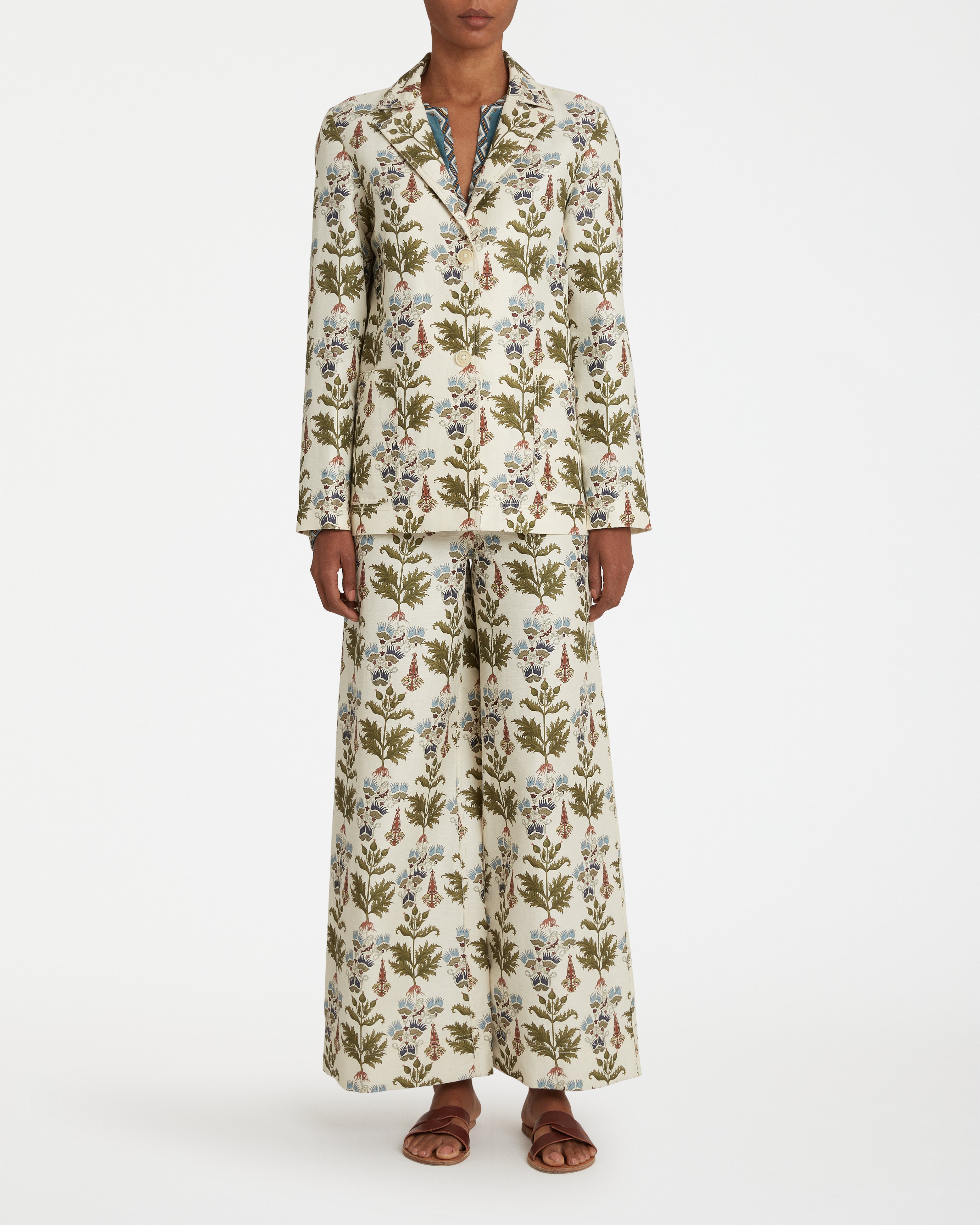 Stephan Trousers in Persian Botanic Print