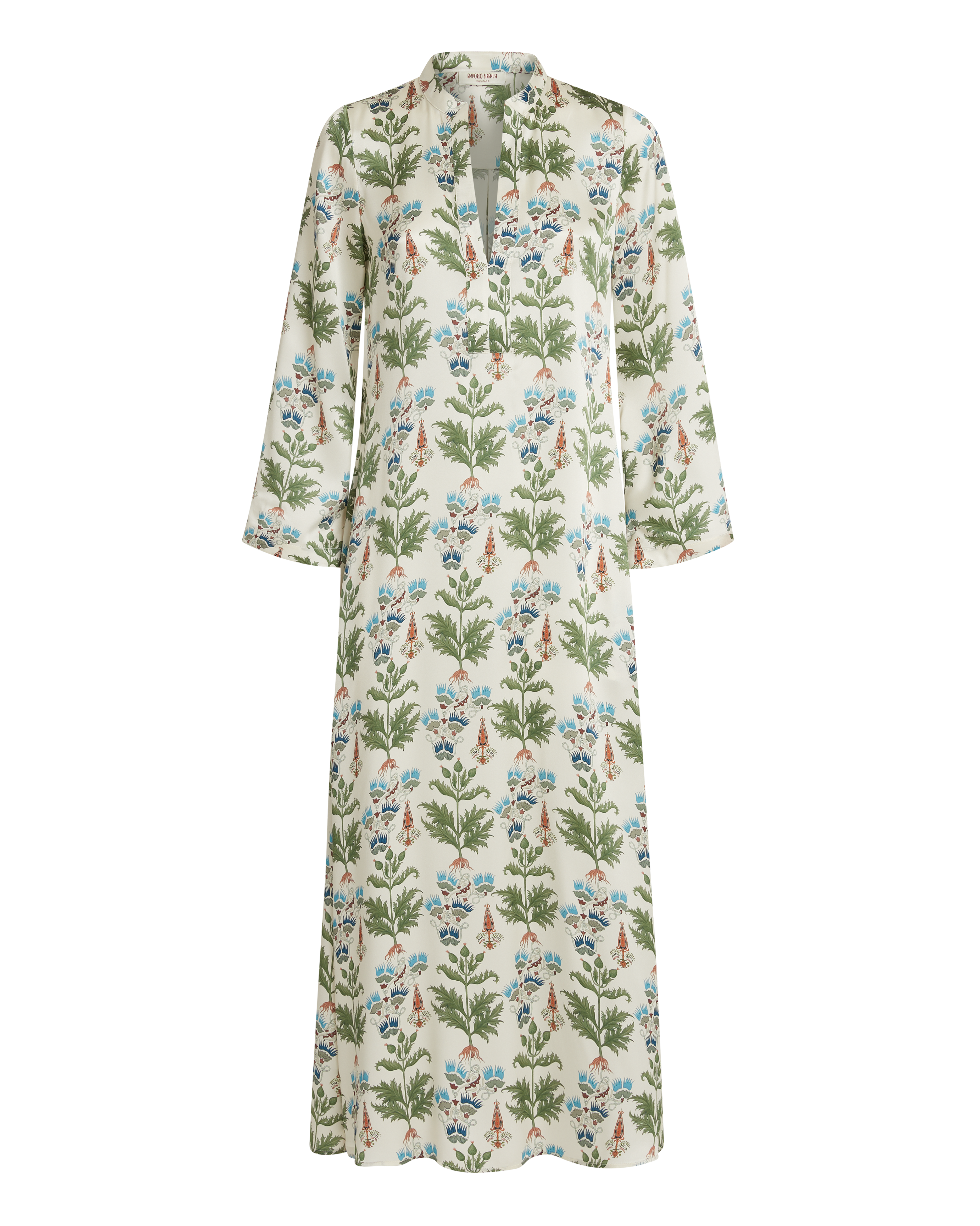 Jenna Caftan in Persian Botanic Print