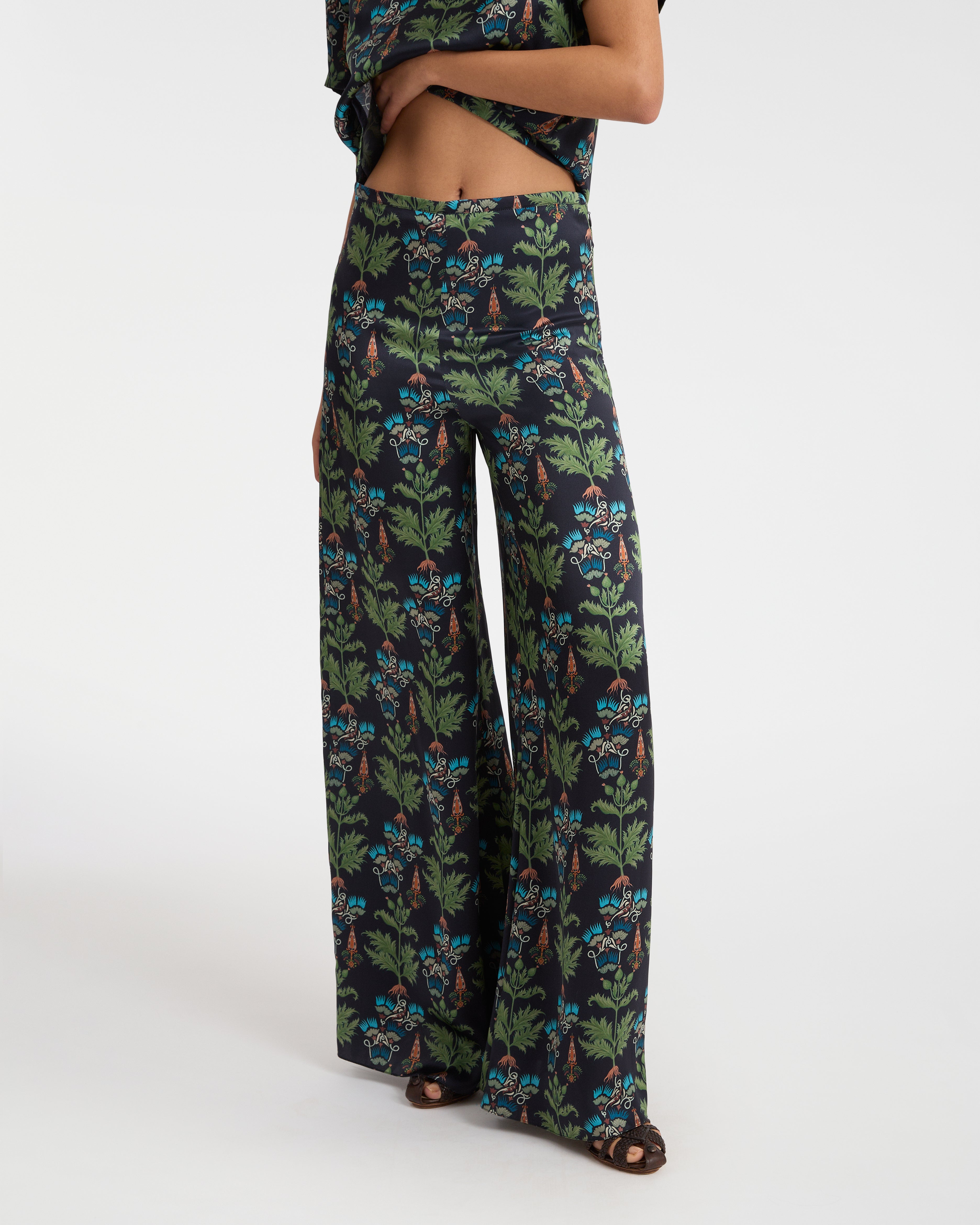 Blair Trousers in Persian Botanic Print