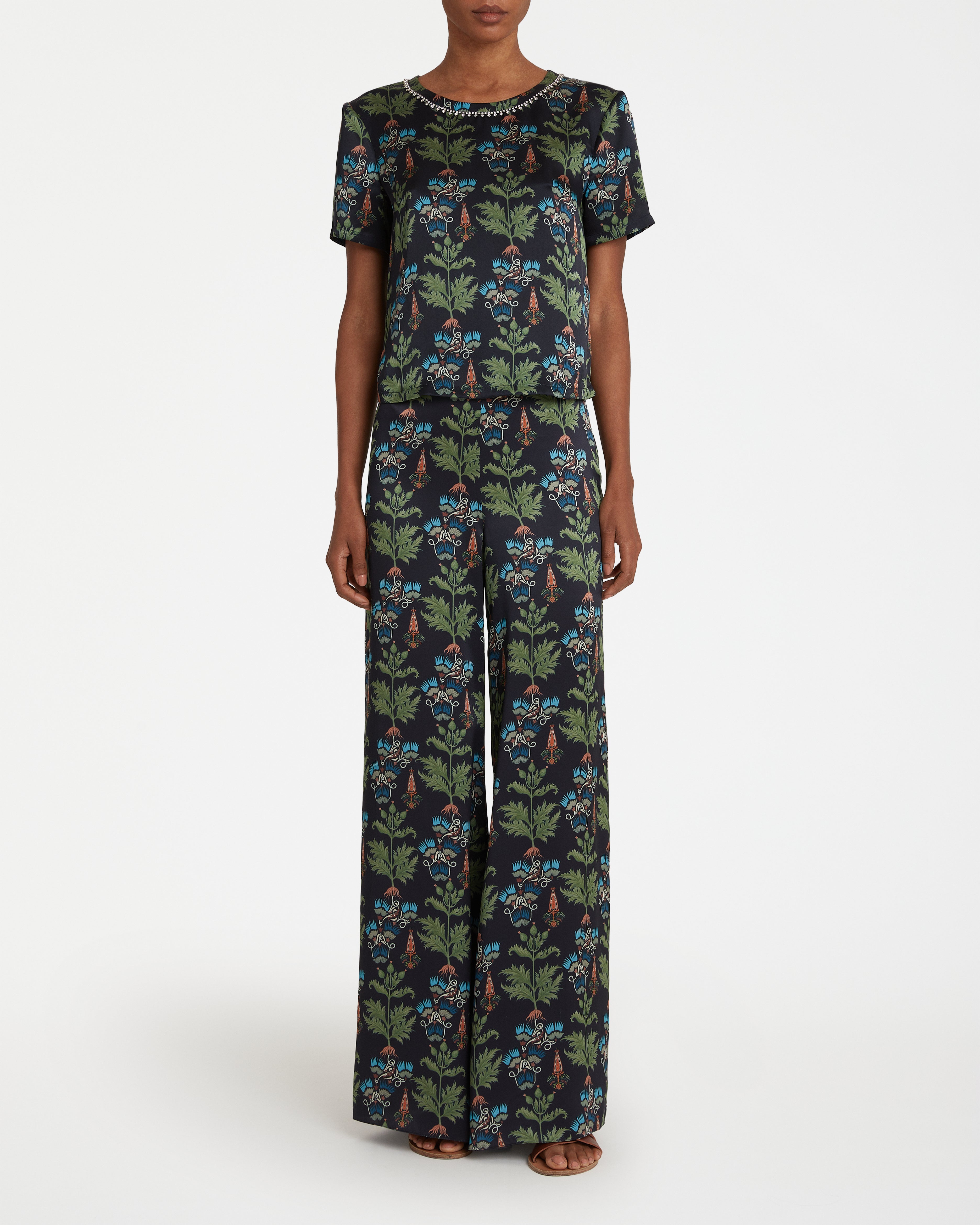 Blair Trousers in Persian Botanic Print