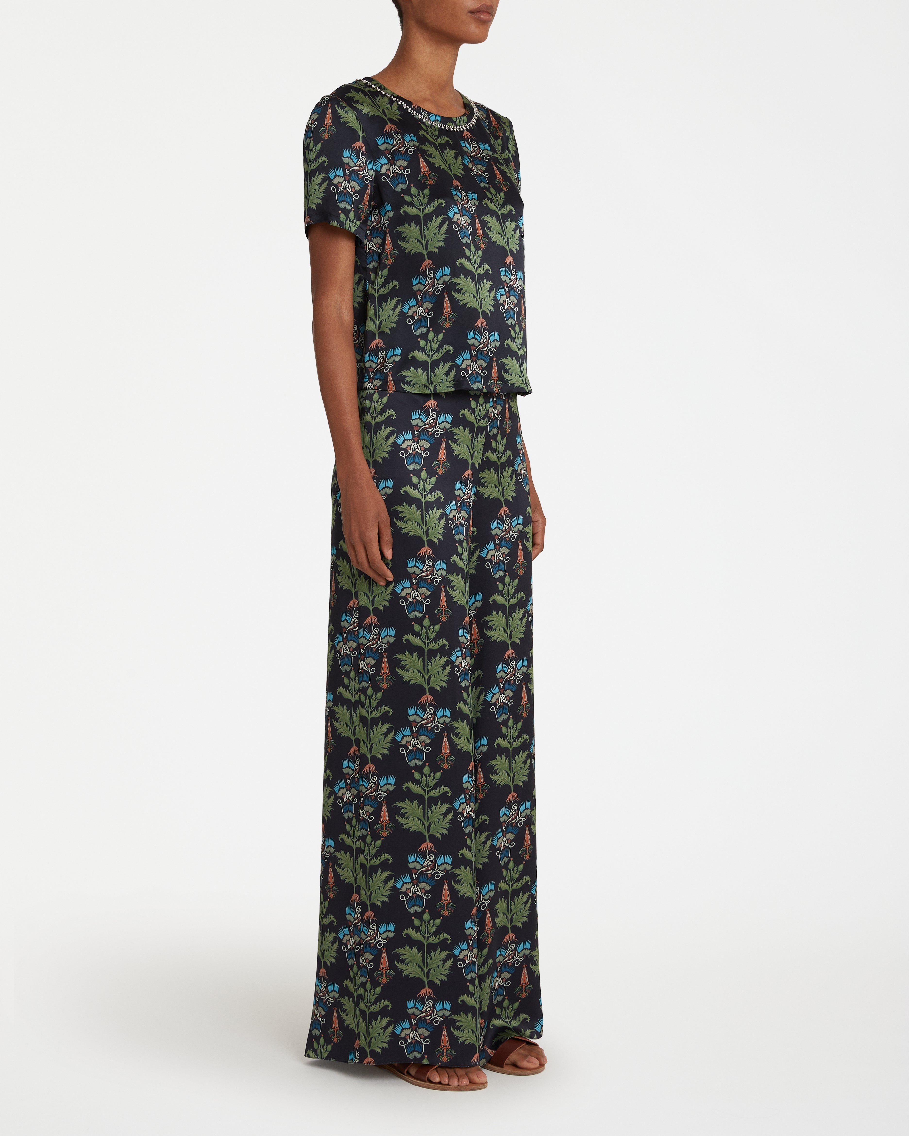 Blair Trousers in Persian Botanic Print