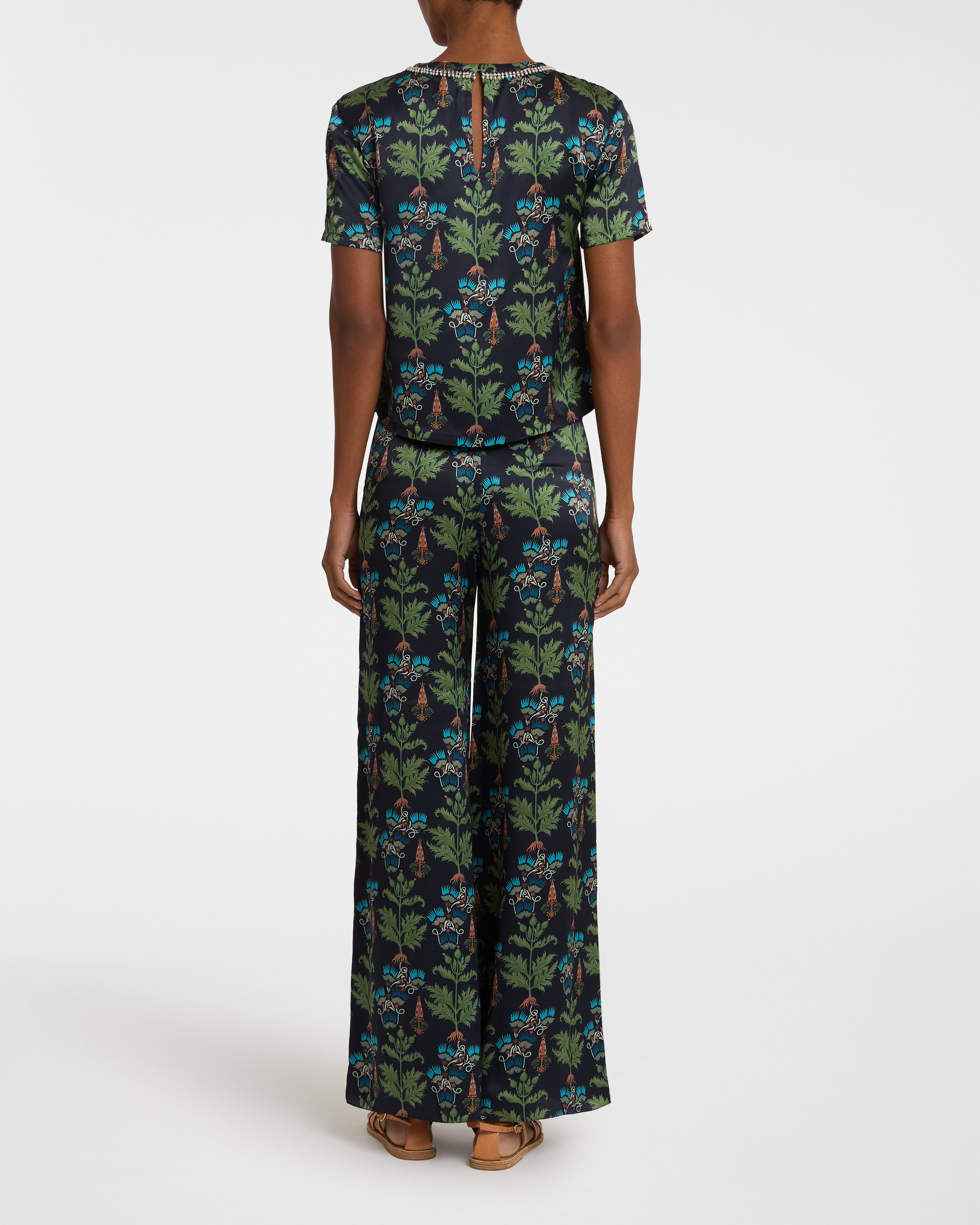 Blair Trousers in Persian Botanic Print