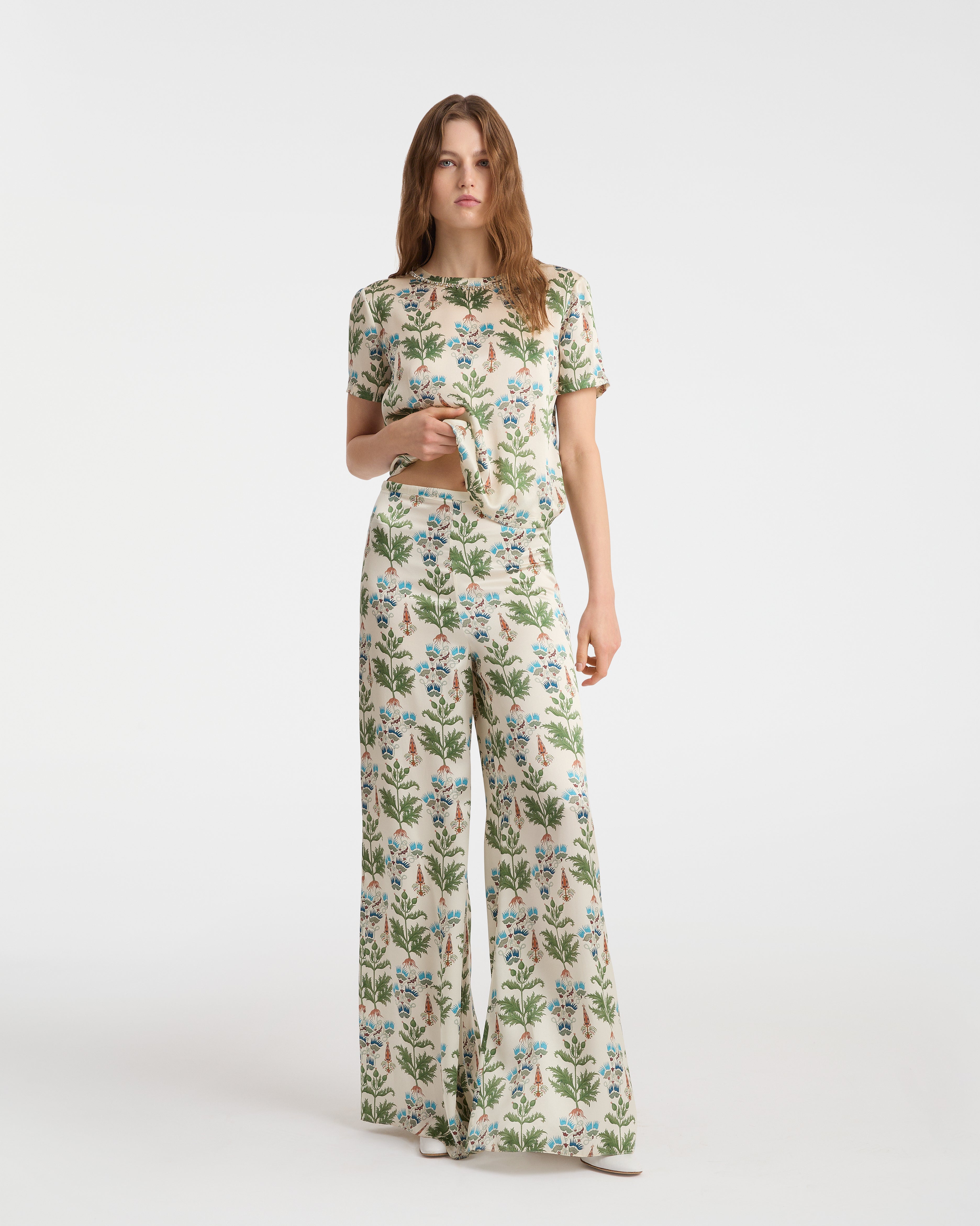 Blair Trousers in Persian Botanic Print