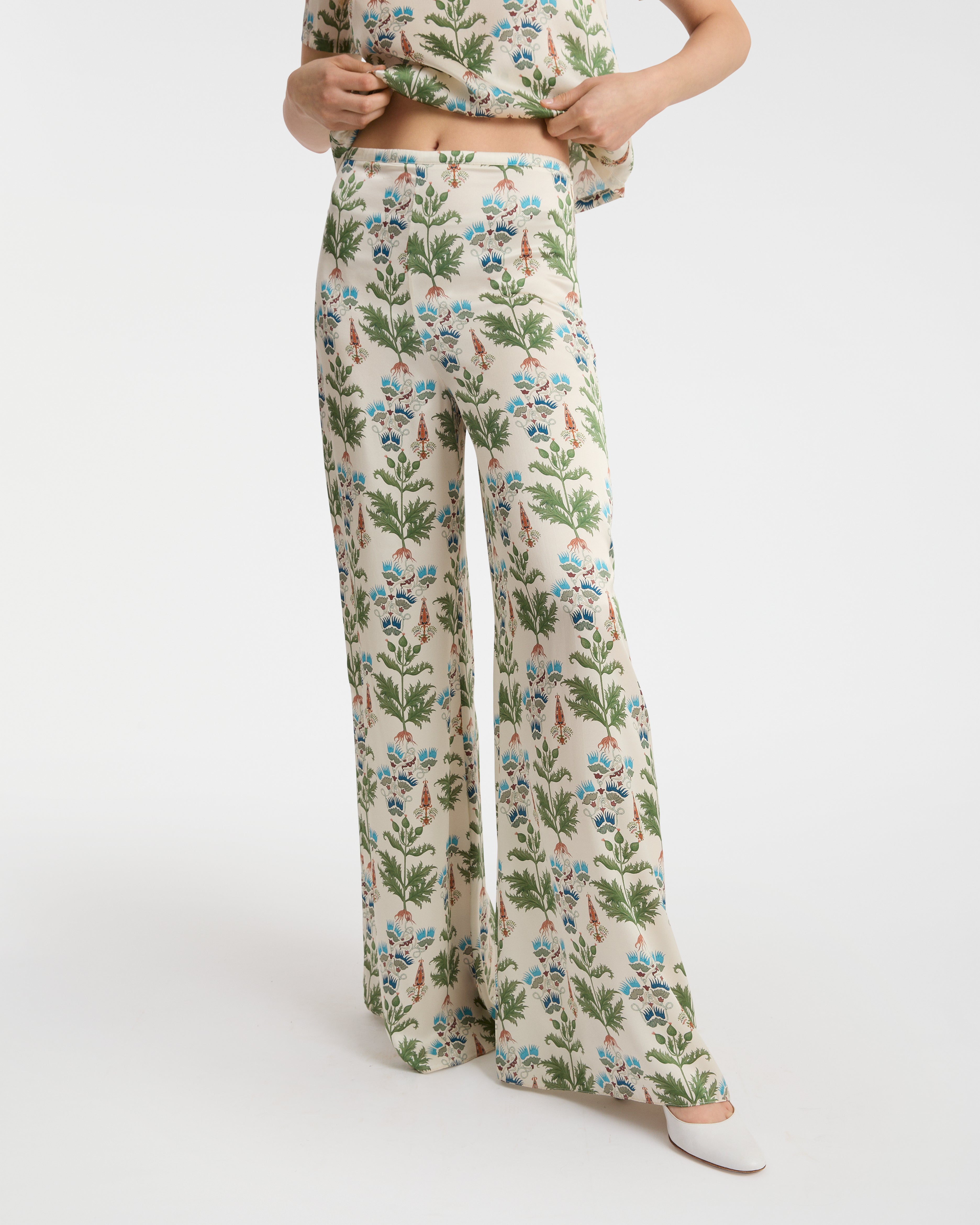 Blair Trousers in Persian Botanic Print