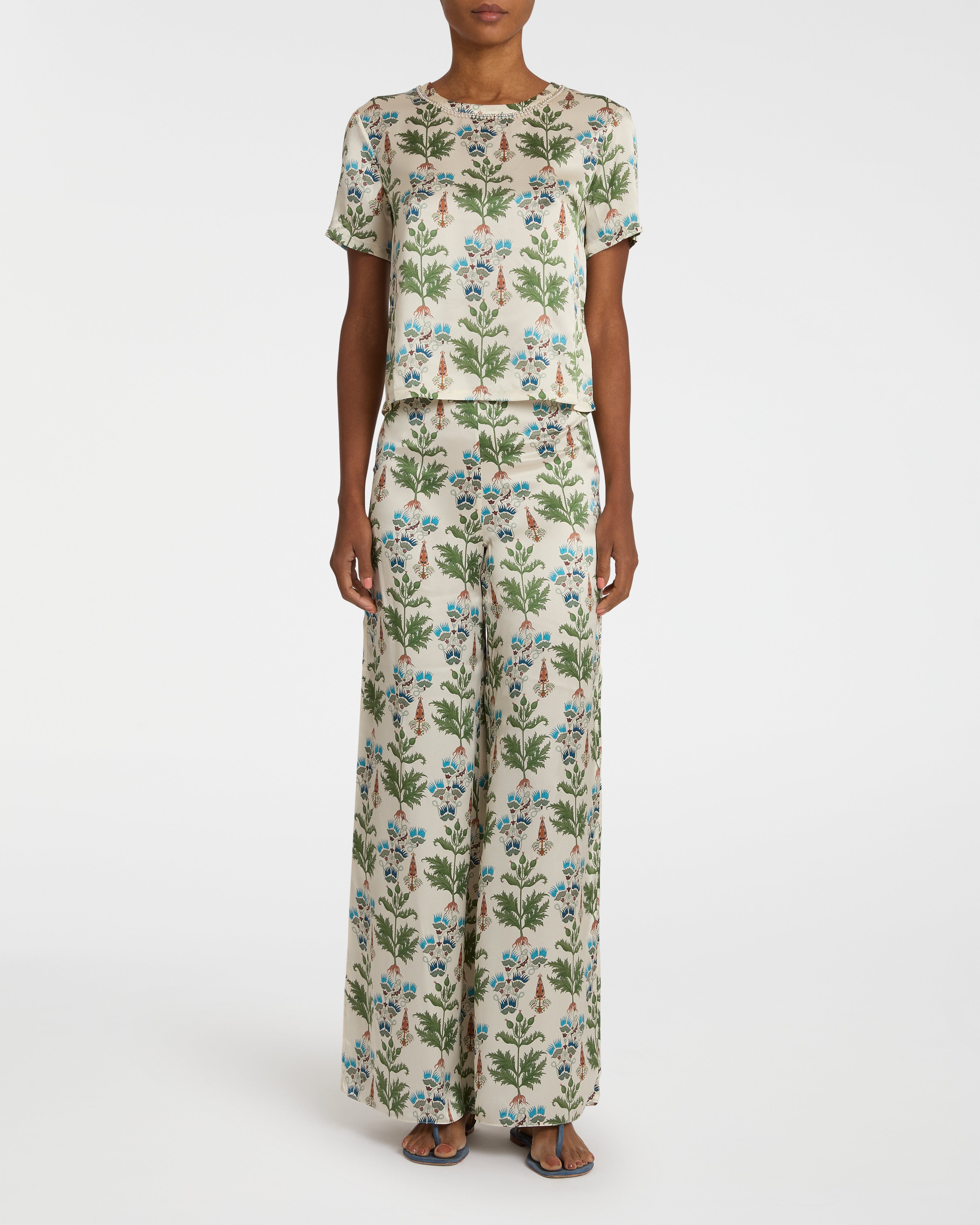 Blair Trousers in Persian Botanic Print