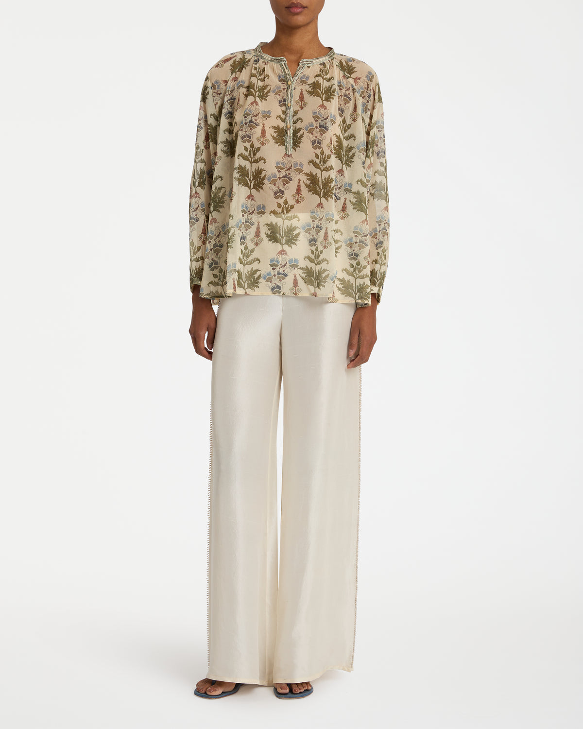Sunshirt in Shiny Persian Botanic Print