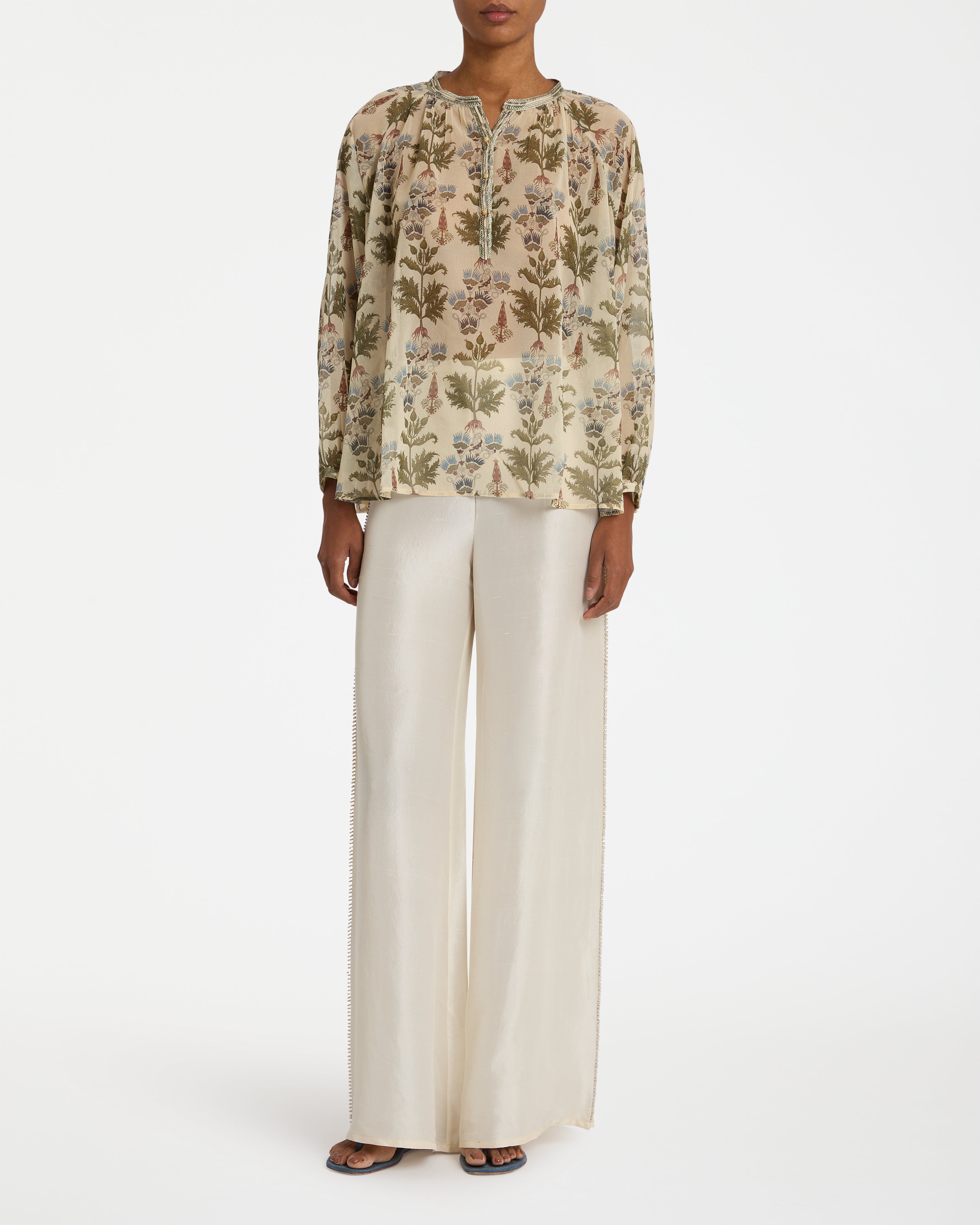 Sunshirt in Shiny Persian Botanic Print