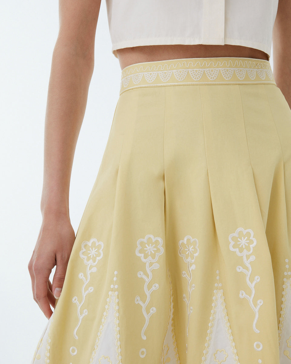 Amelianna Skirt with Alabama Embroidery