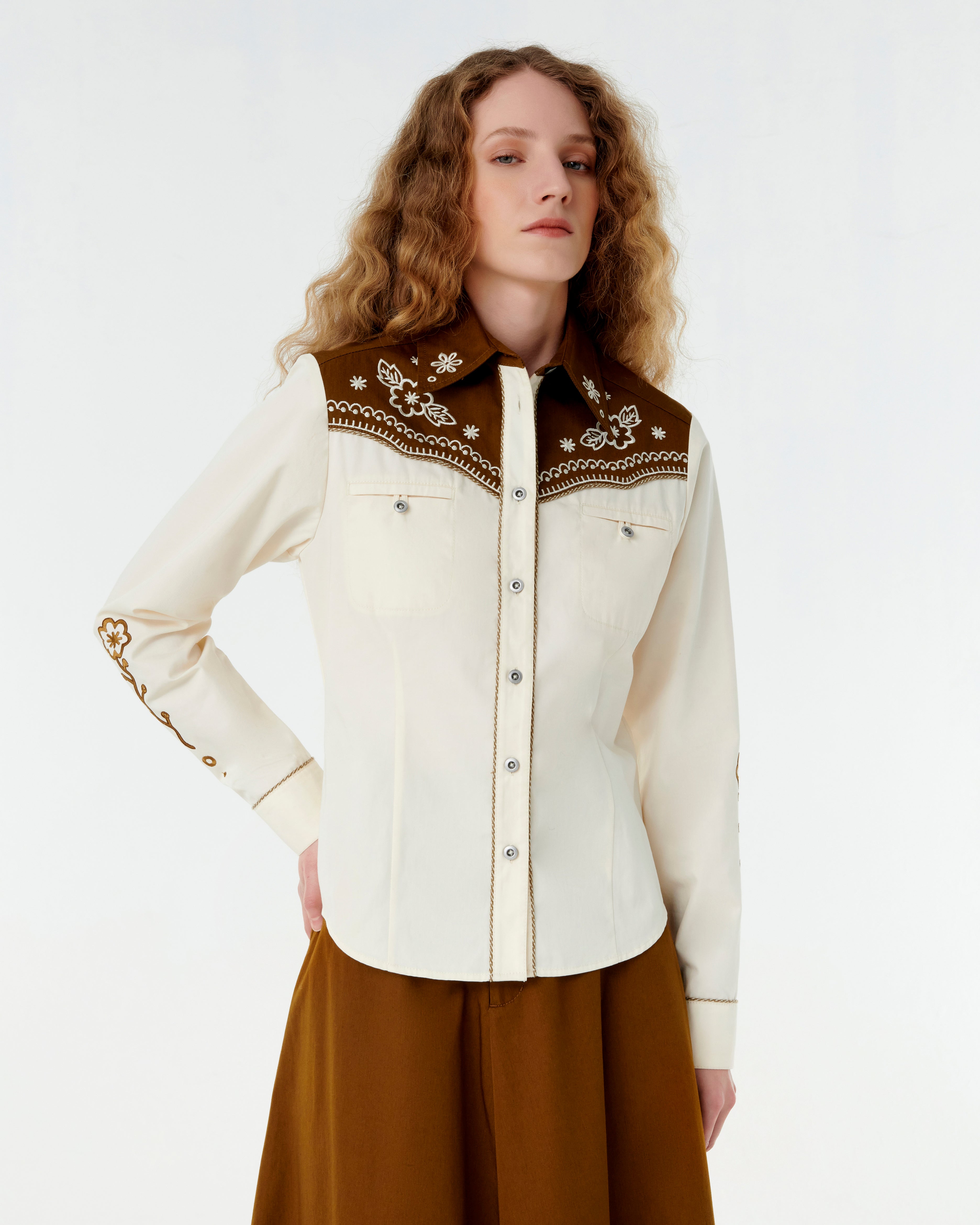 Rodeo Shirt with Alabama Embroidery