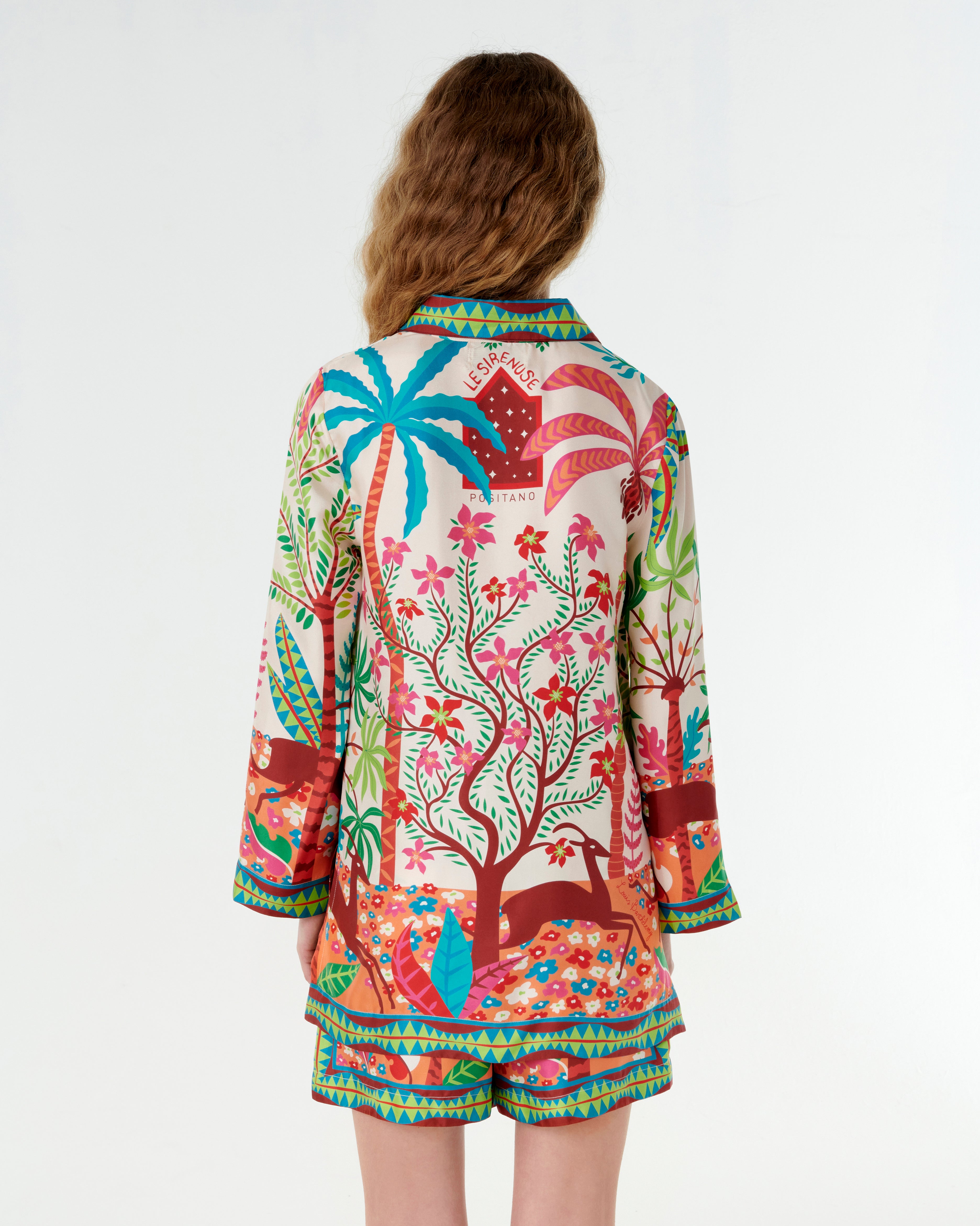 Jia Tunic in Louis Barthélemy Print