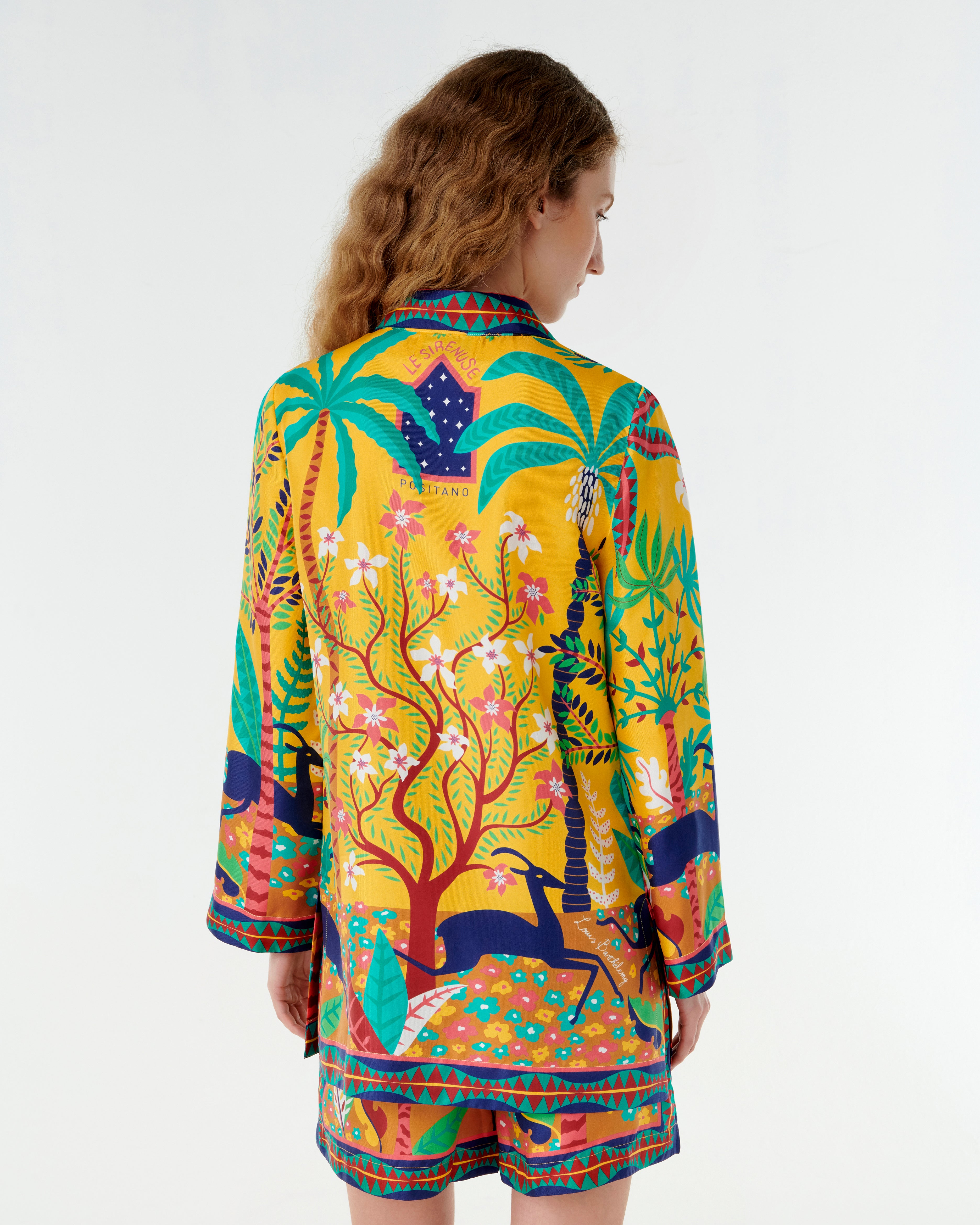 Jia Tunic in Louis Barthélemy Print