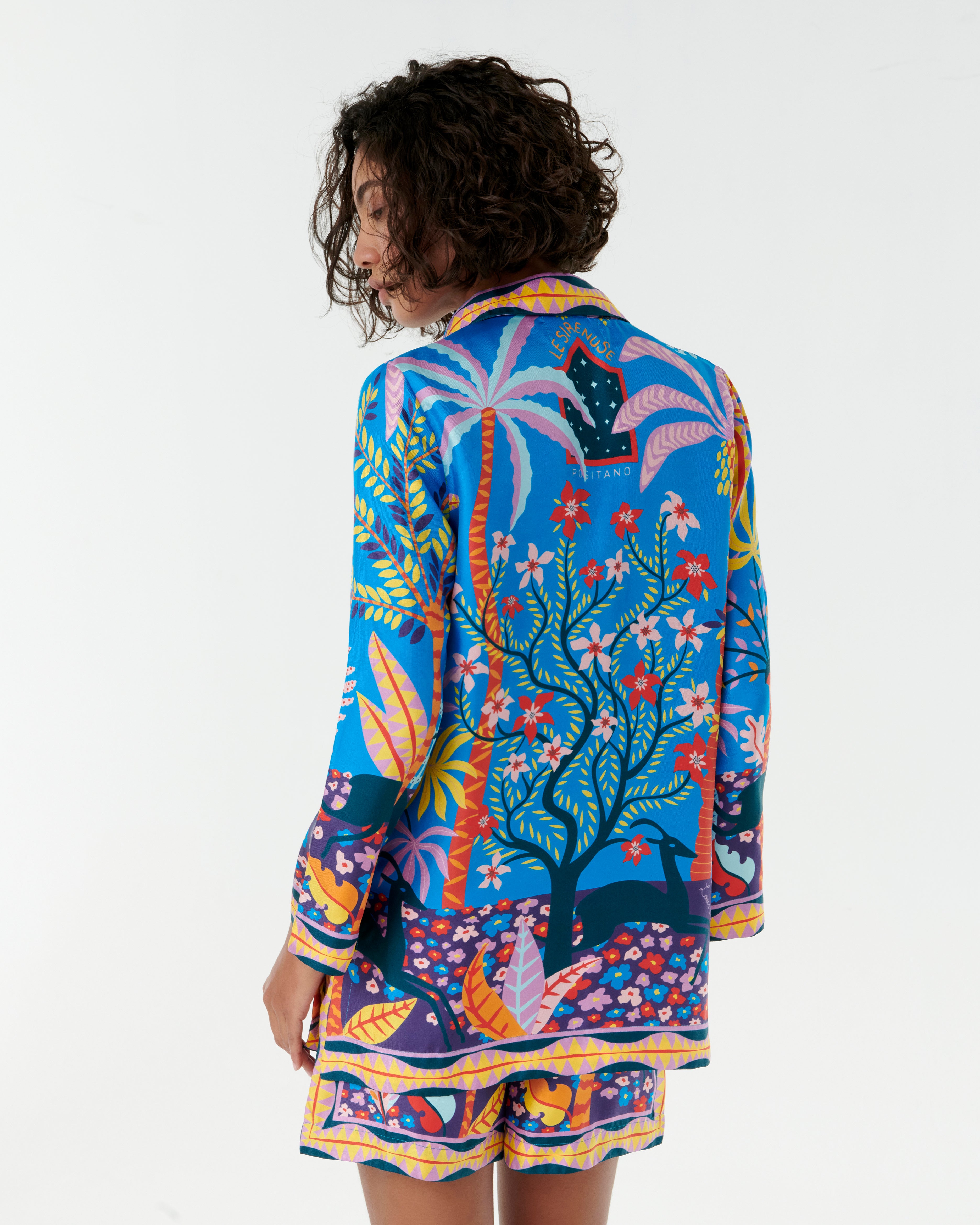 Jia Tunic in Louis Barthélemy Print