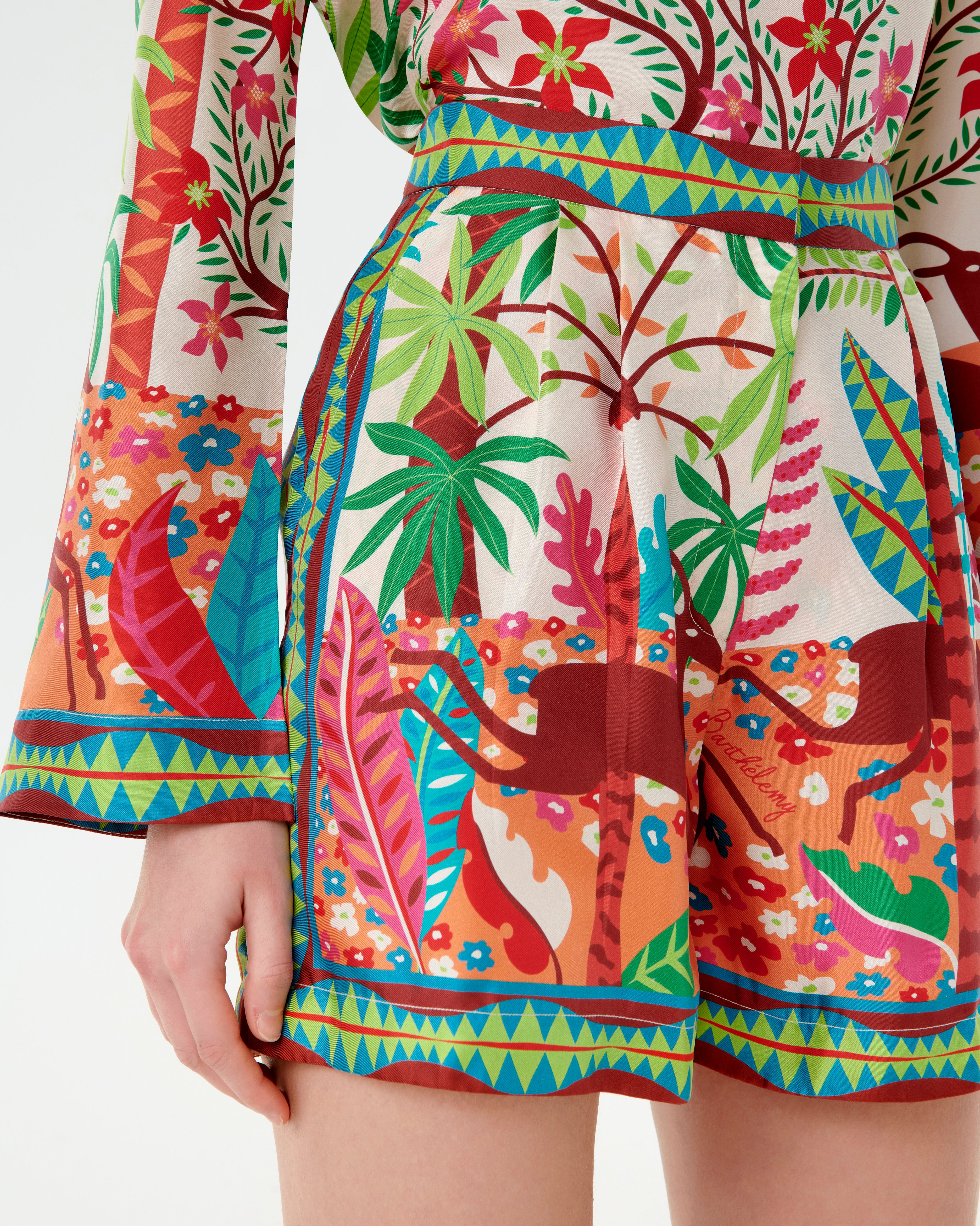 Tamu Shorts in Louis Barthélemy Print