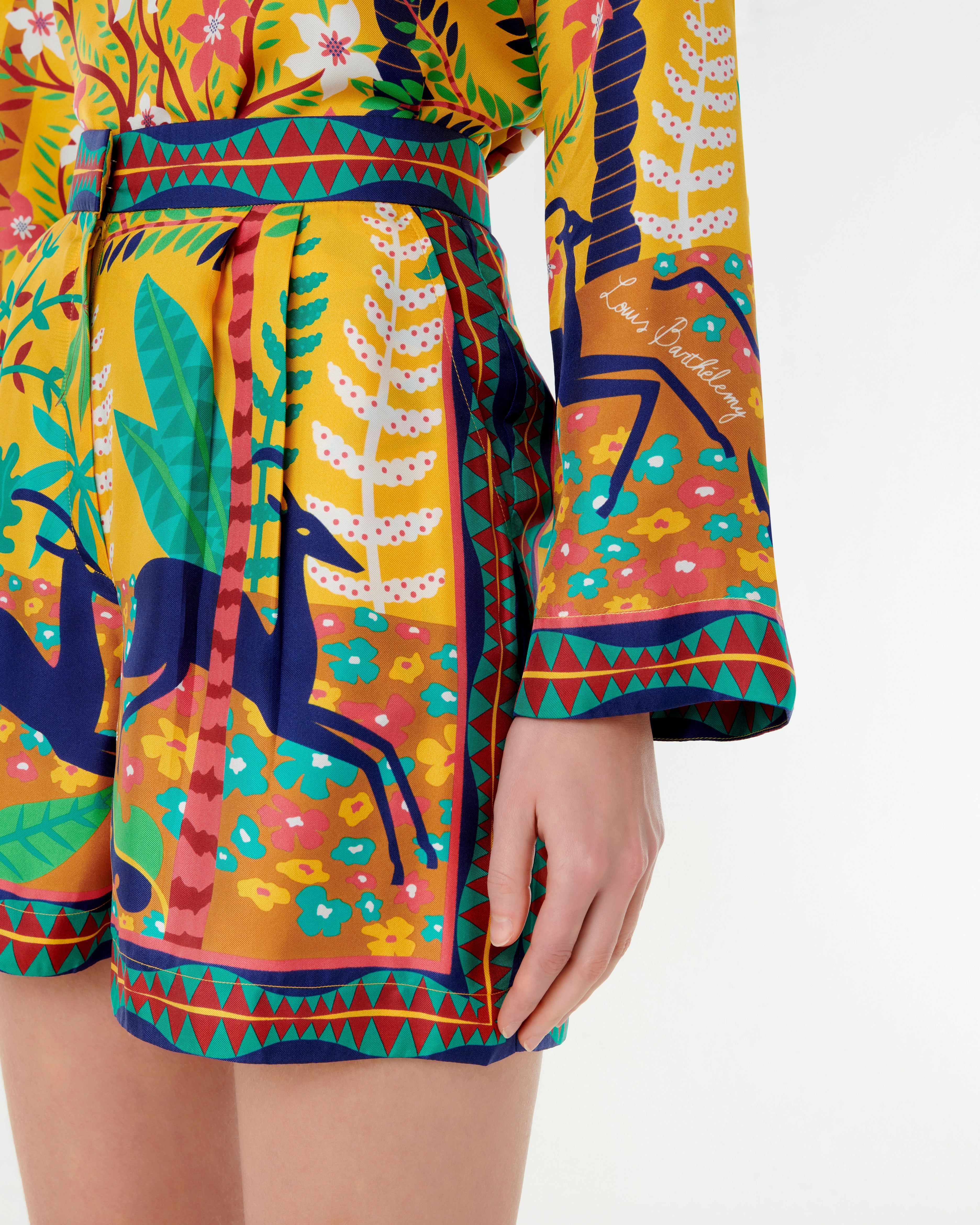 Tamu Shorts in Louis Barthélemy Print