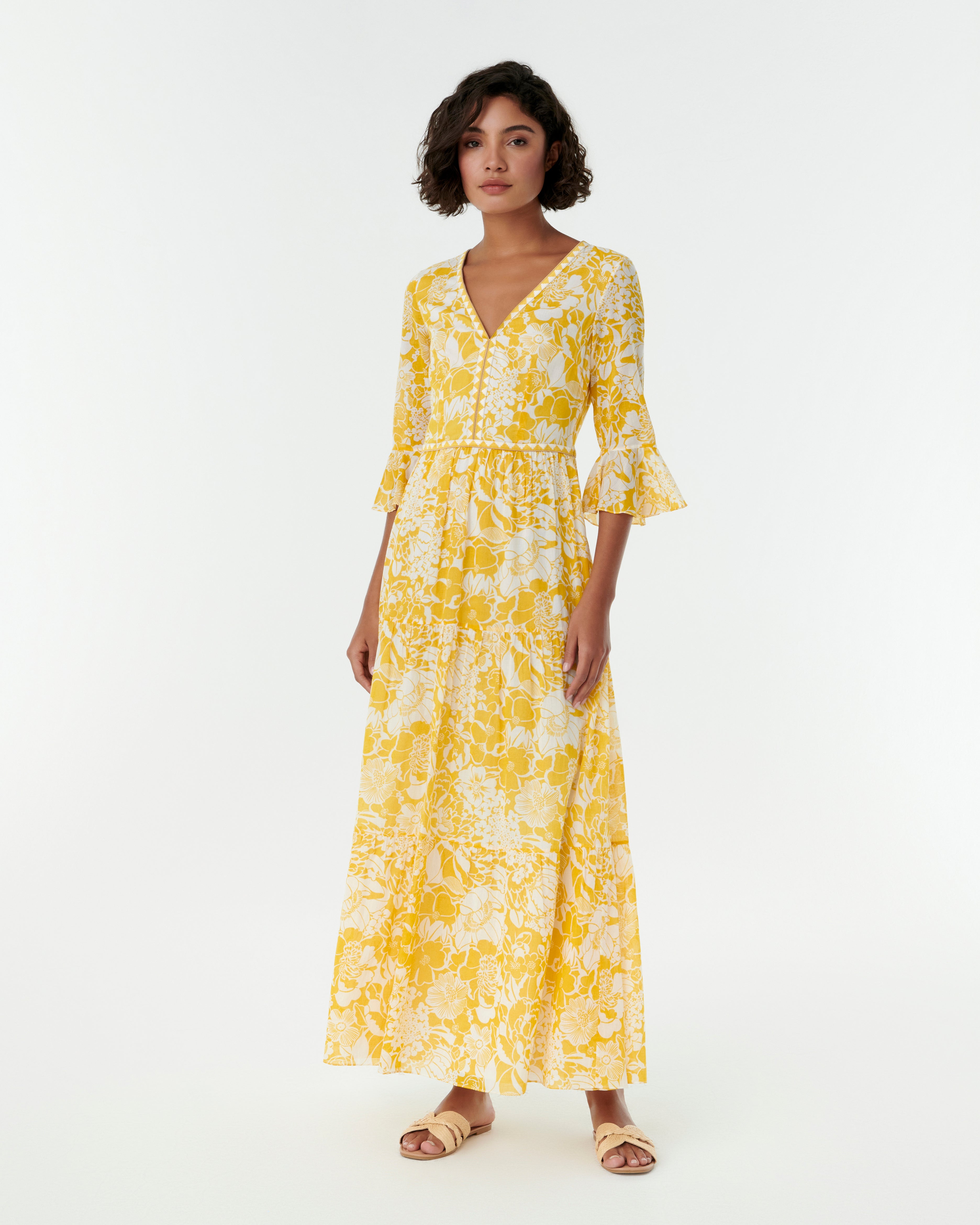 Bella Dress in Bloom Print