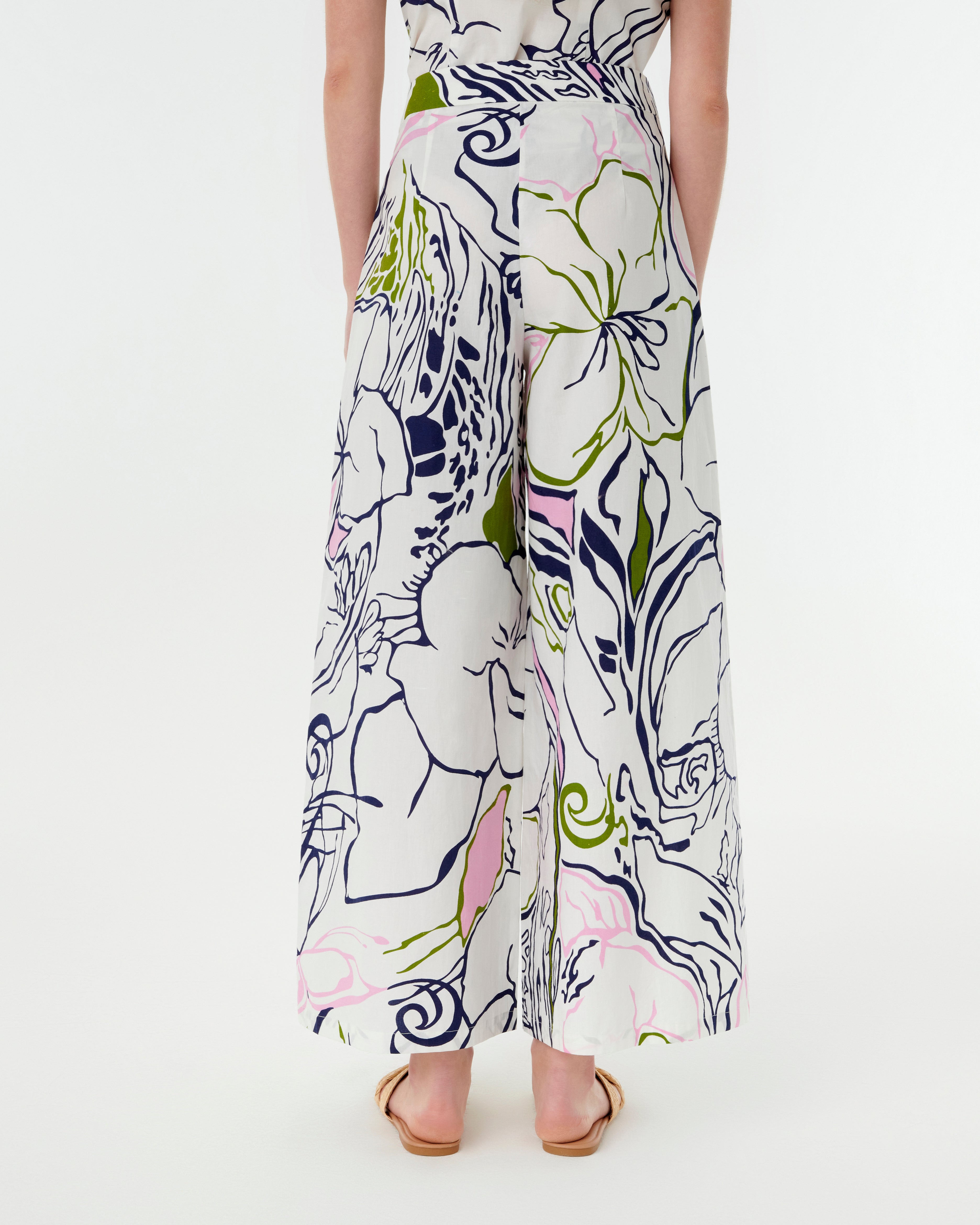 Adele Trousers in Calypso Print