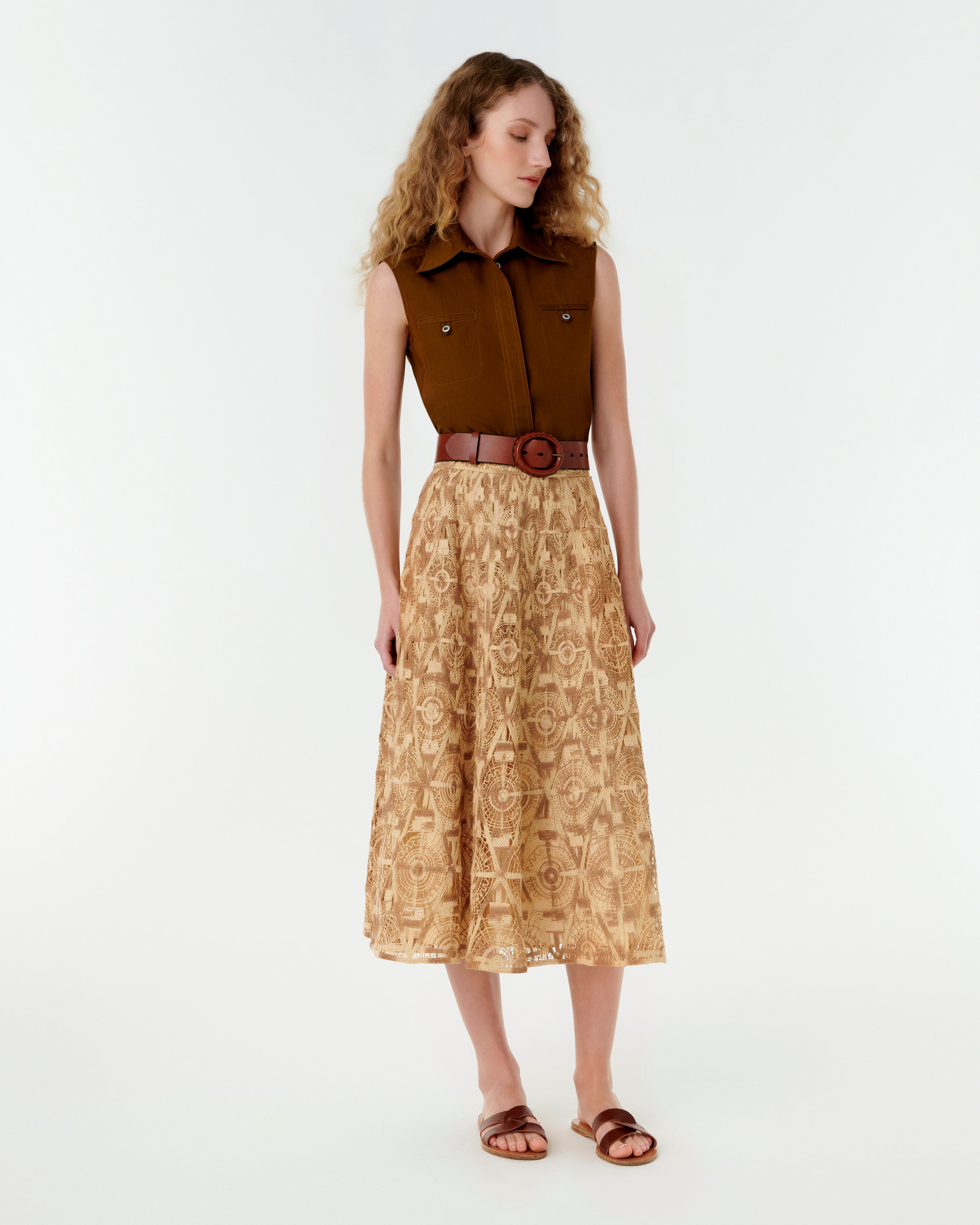 Mulia Skirt in Macramè