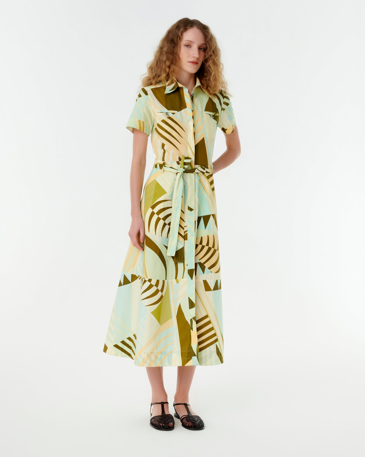 Giselle Dress in Pagoda Print