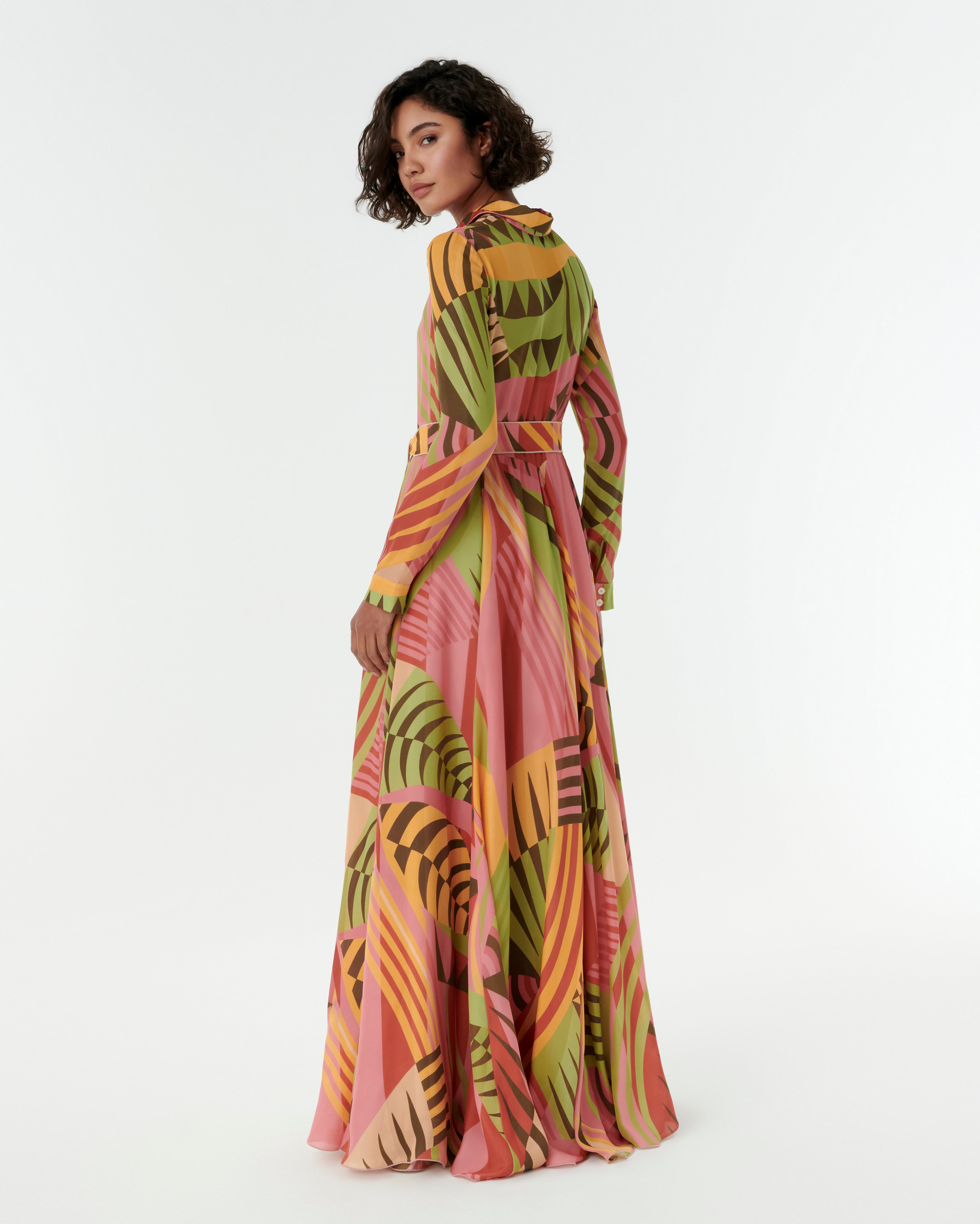 Ida Dress in Pagoda Print