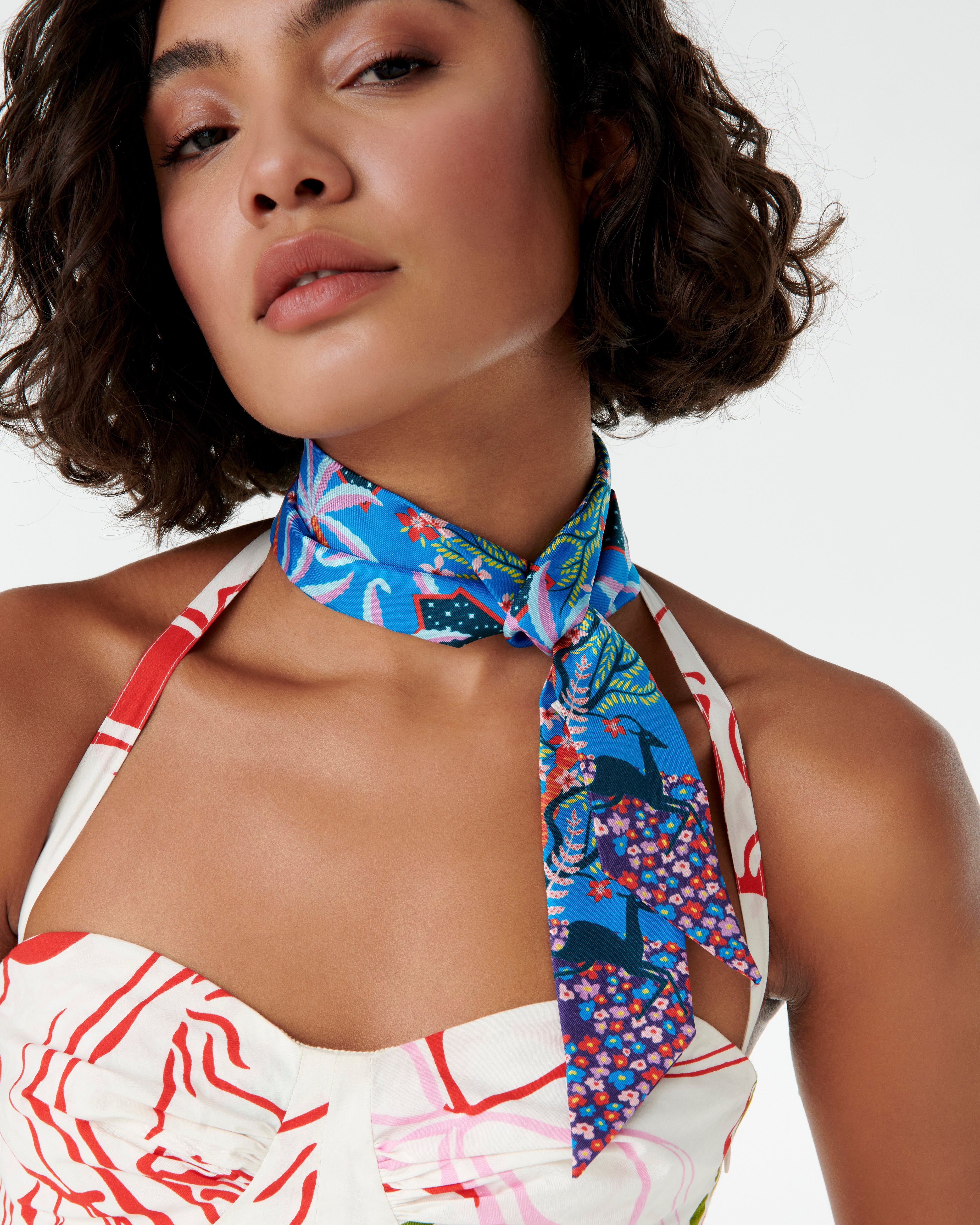 Long Twilly Scarf in Louis Barthélemy Print