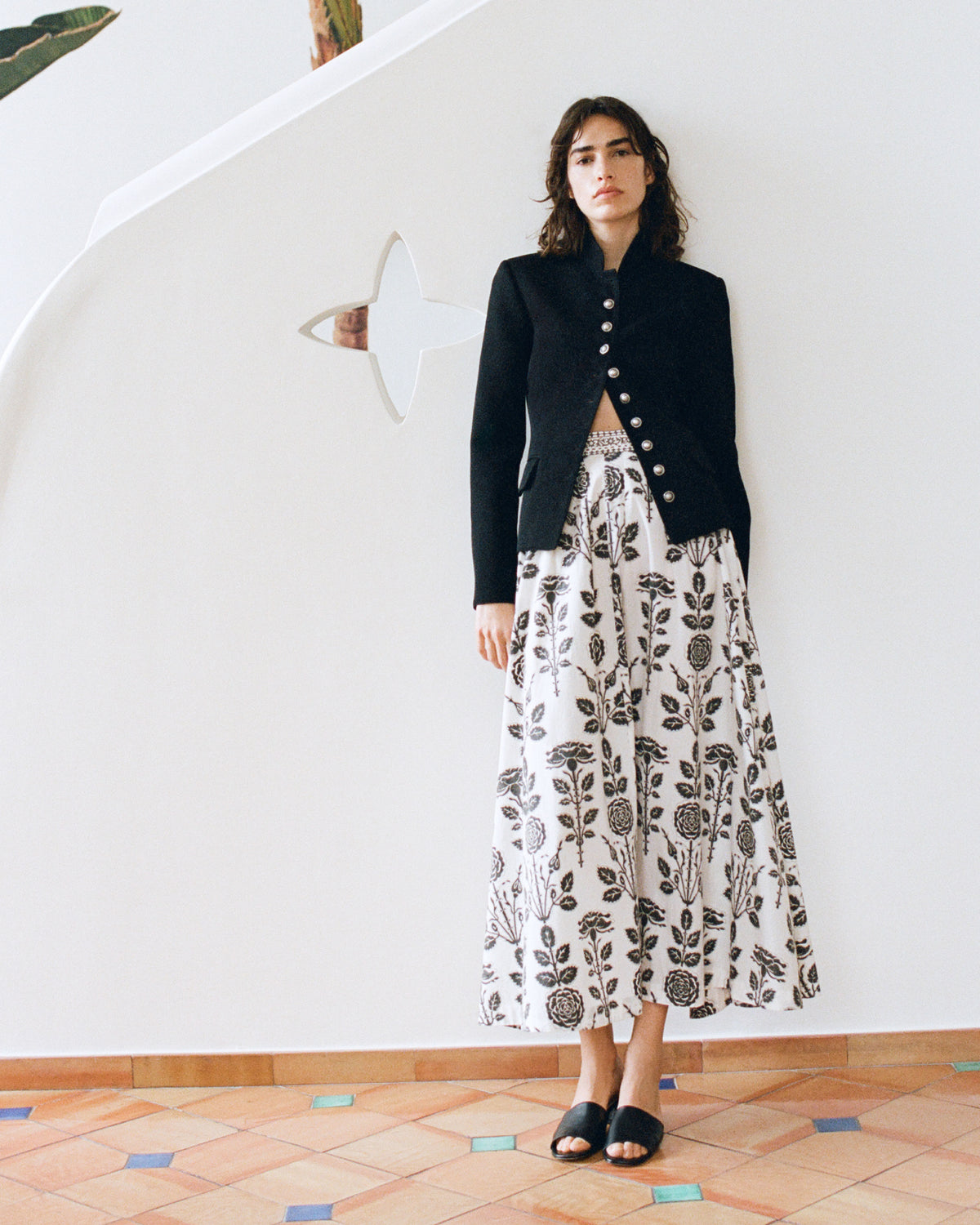 Tolly Jacket in Black Assam