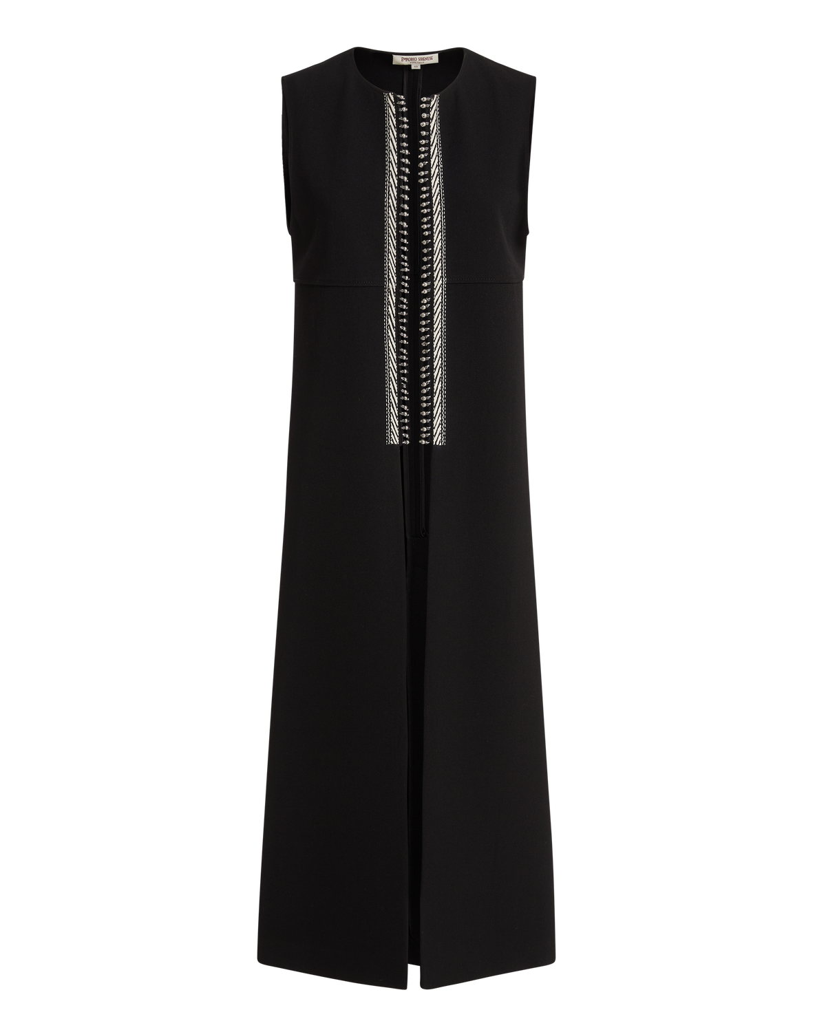 Felix Vest in Black Assam