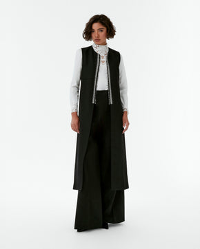 Felix Vest in Black Assam