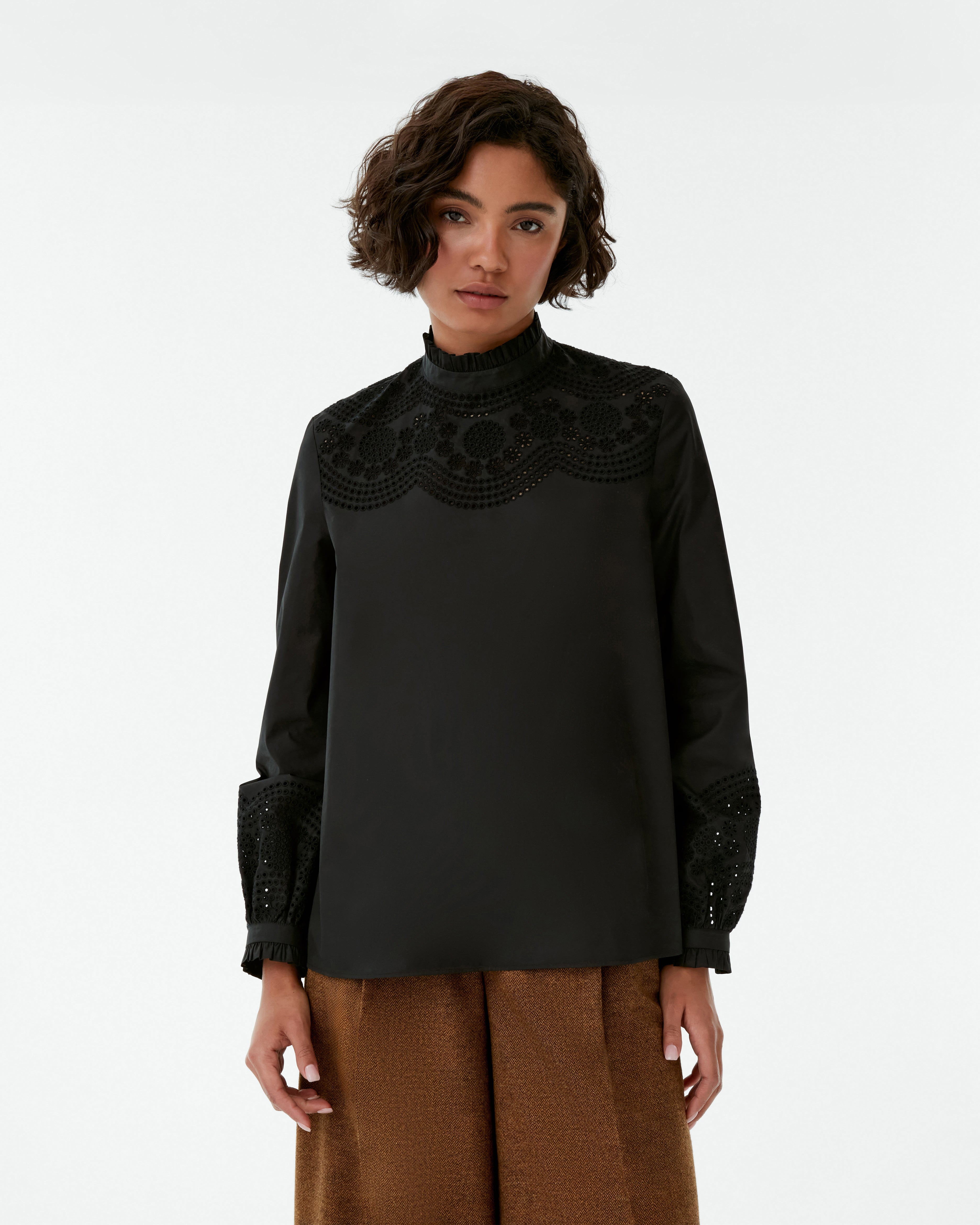 Mona Blouse with Broderie Anglaise