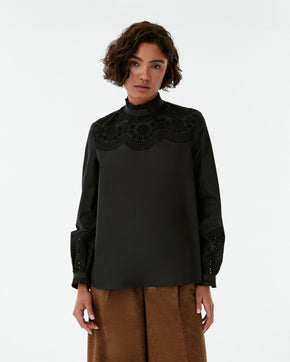 Mona Blouse with Broderie Anglaise