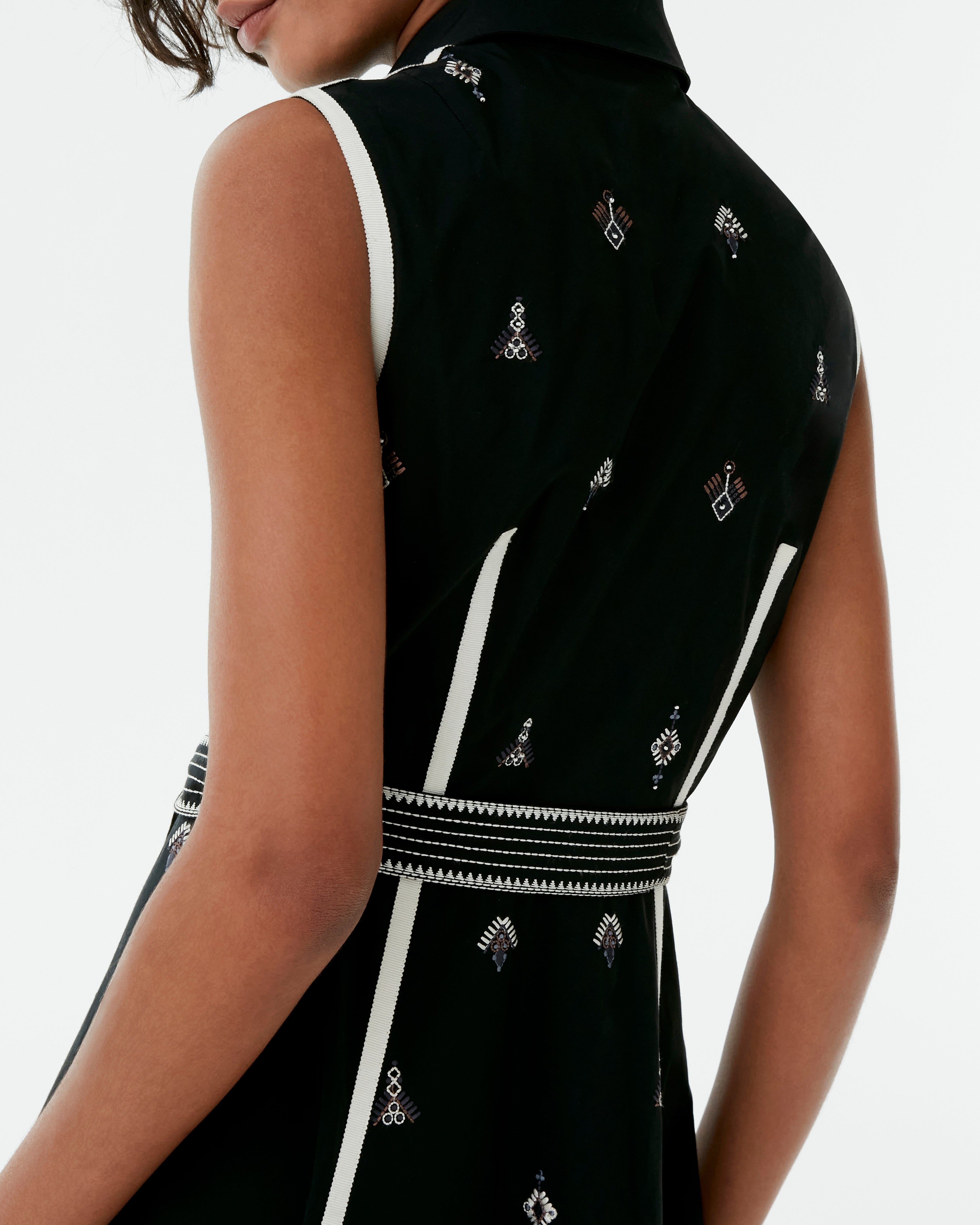 Miralda Dress with Byzantine Embroidery