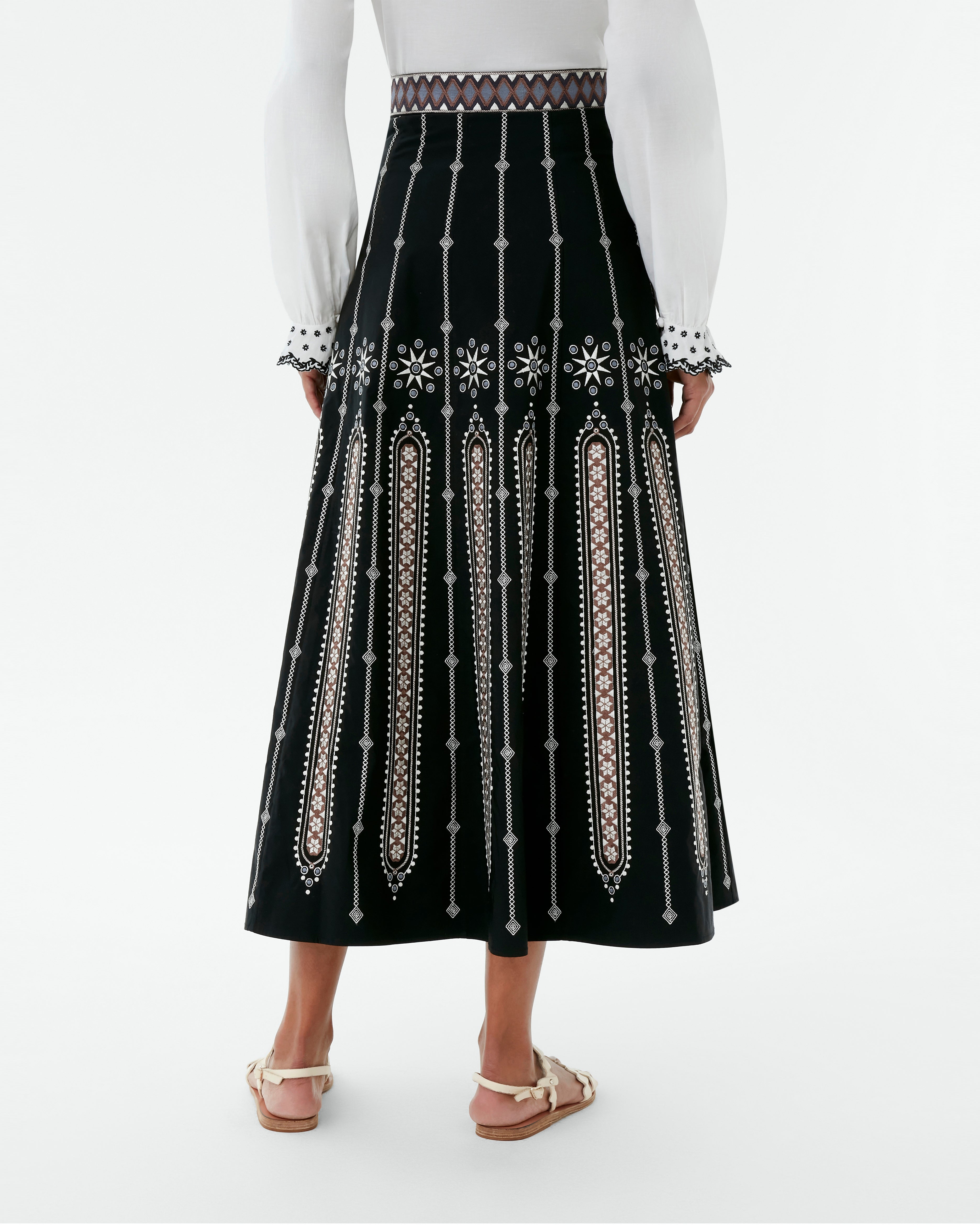Camille Skirt with Byzantine Embroidery