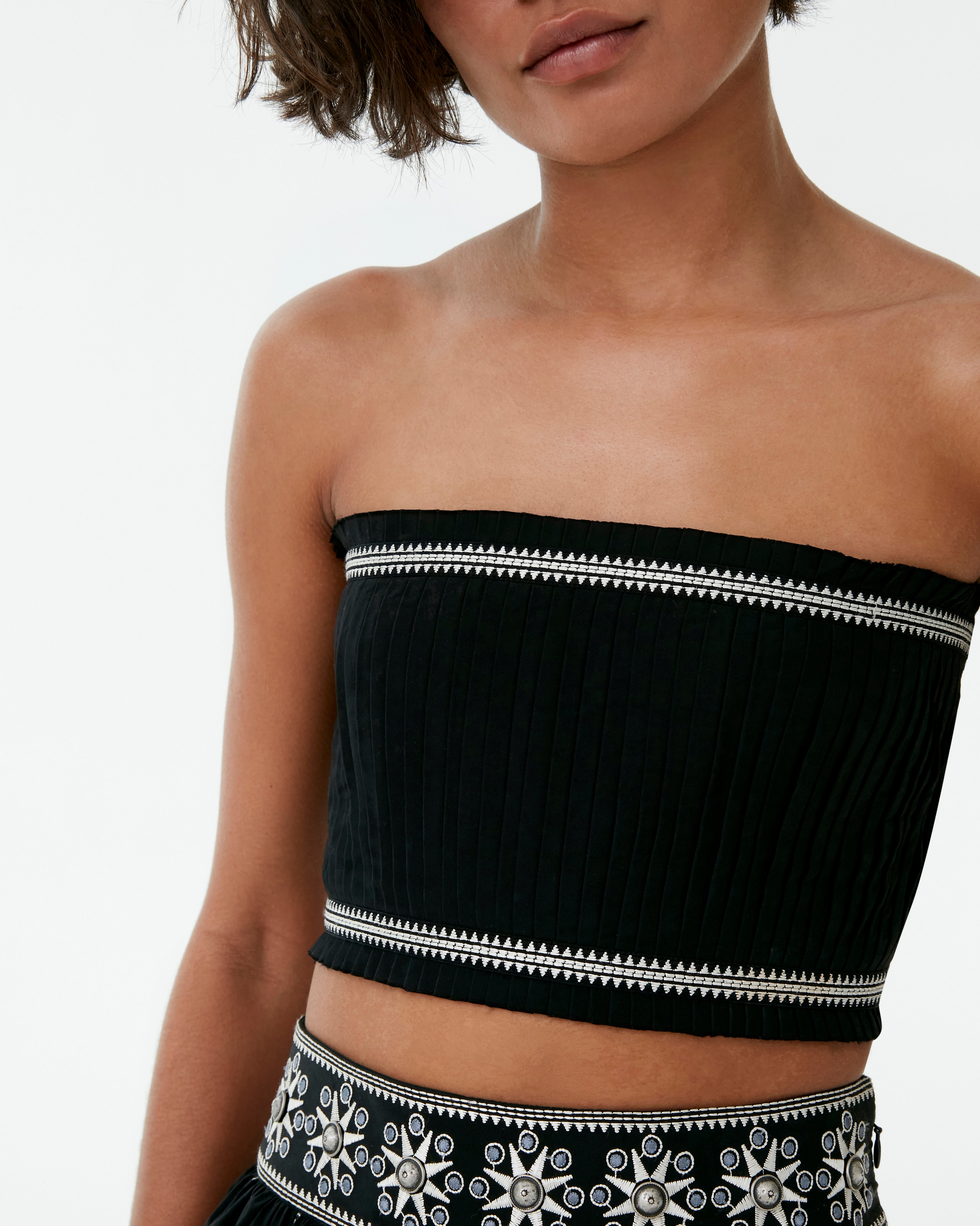 Flavia Top with Byzantine Embroidery