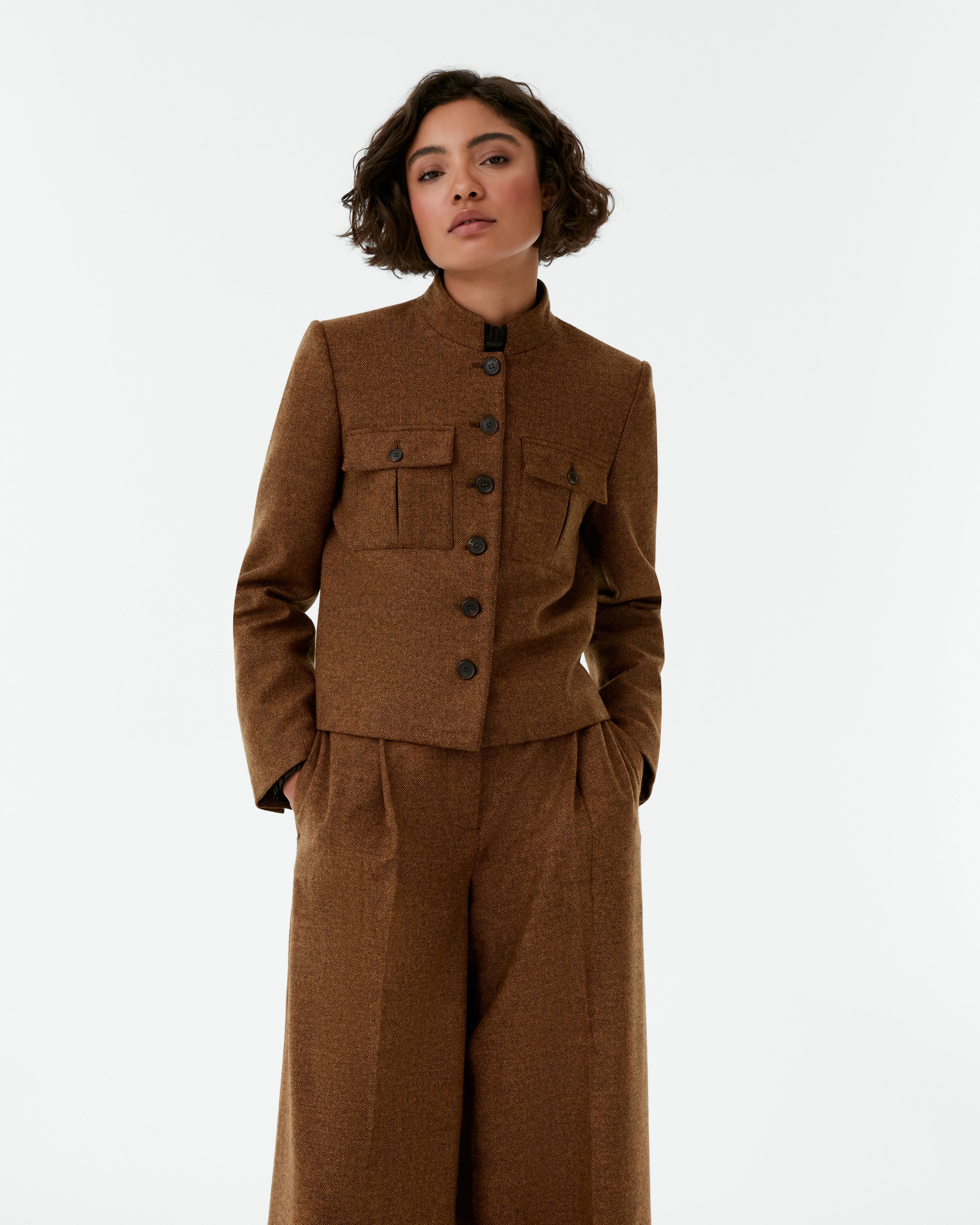 Amhara Jacket in Himalayan Tweed