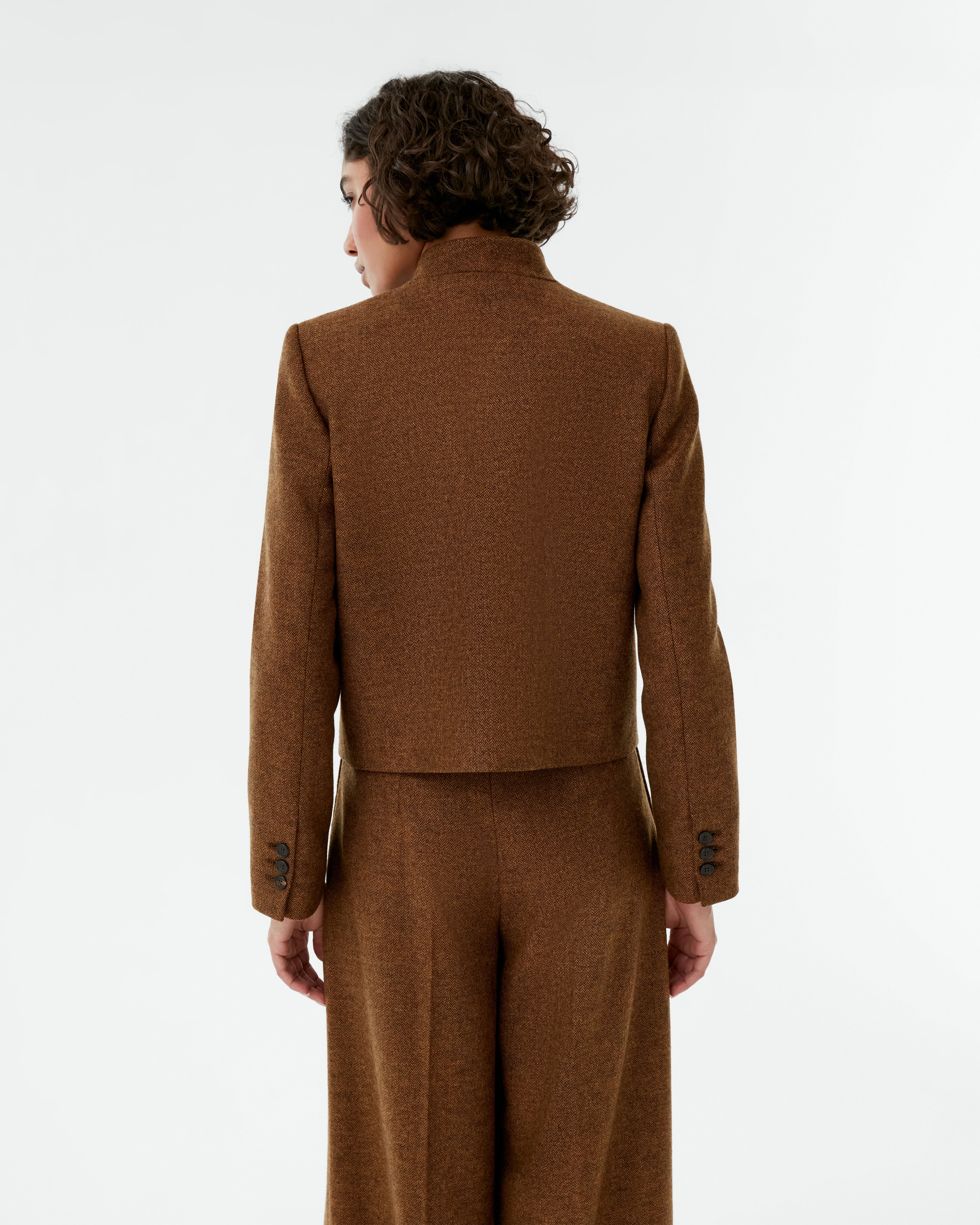 Amhara Jacket in Himalayan Tweed