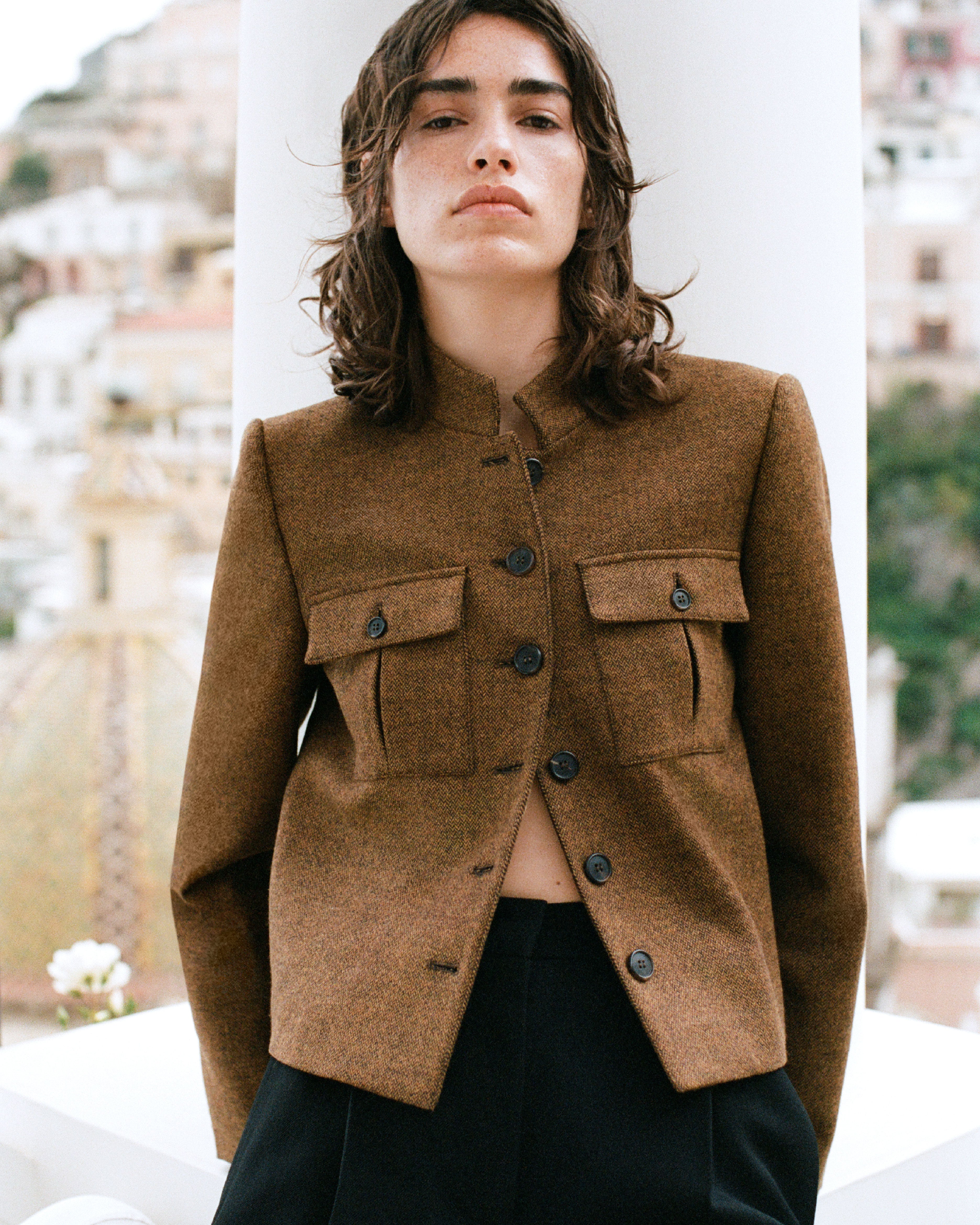 Amhara Jacket in Himalayan Tweed