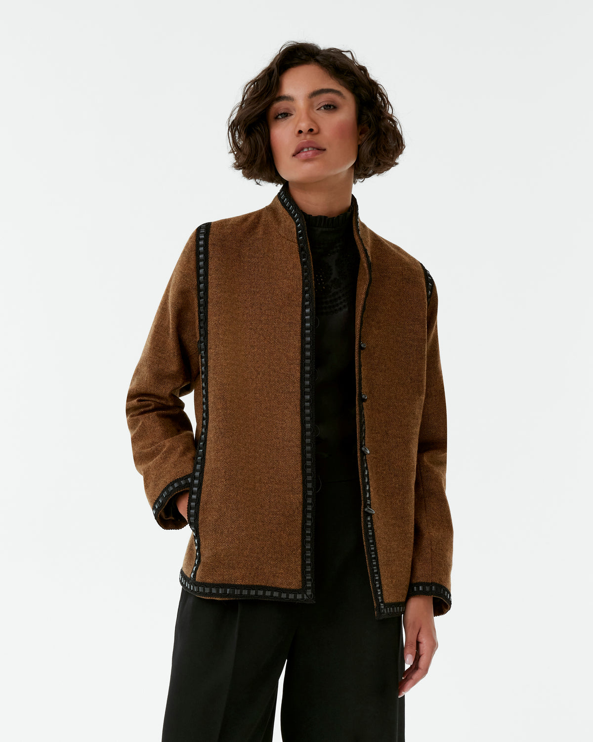 Marina Jacket in Himalayan Tweed