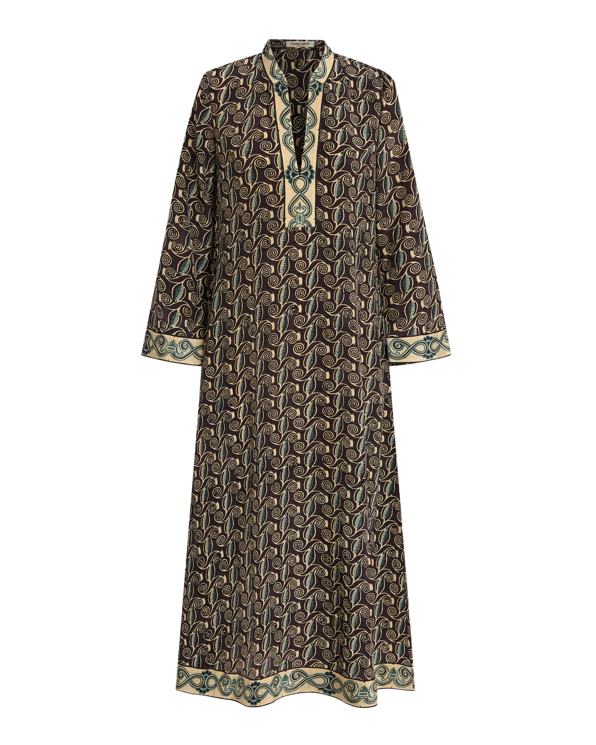 Jenna Caftan in Kamares Print
