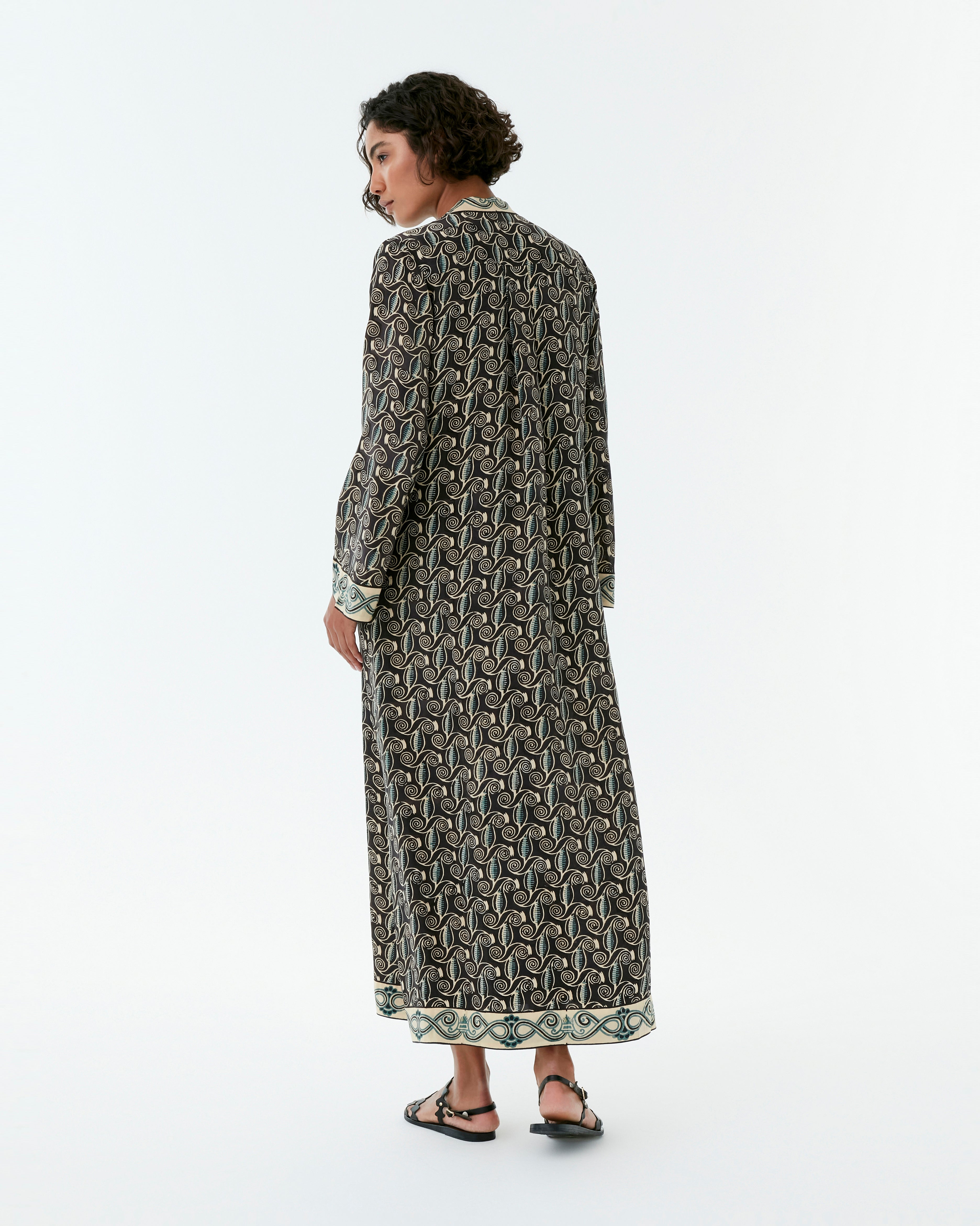 Jenna Caftan in Kamares Print