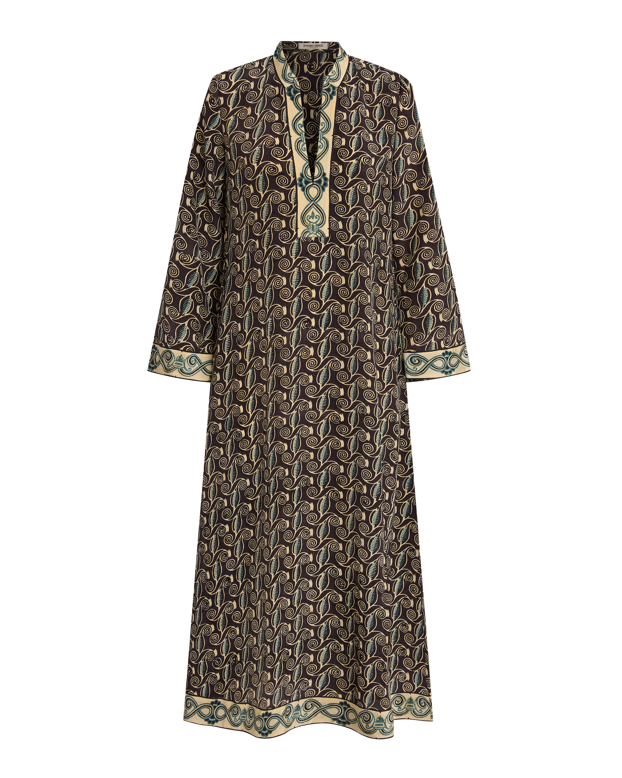 Jenna Caftan in Kamares Print